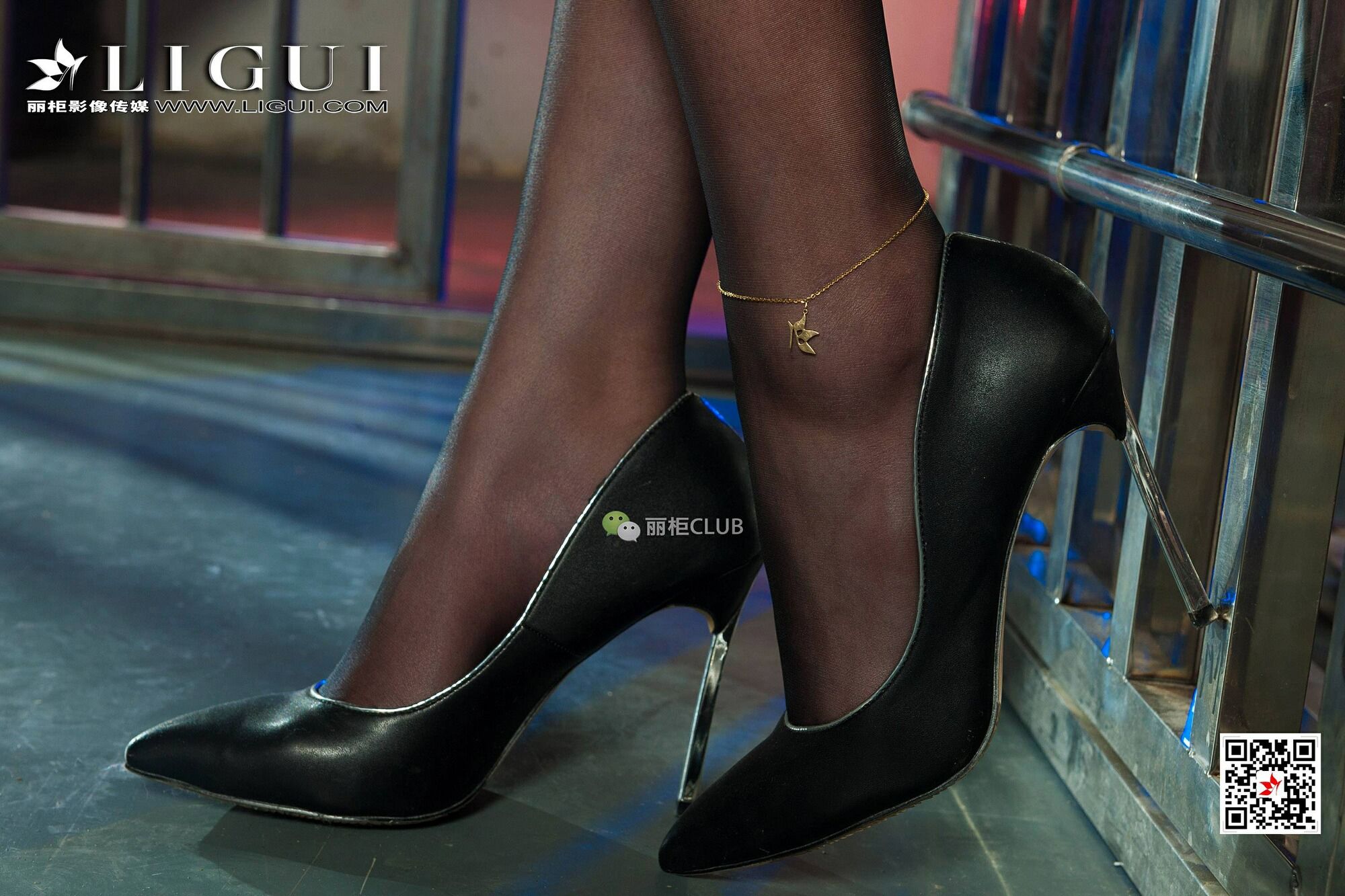 腿模敏儿《黑丝女王美脚》 [丽柜LIGUI] 网络丽人 写真集