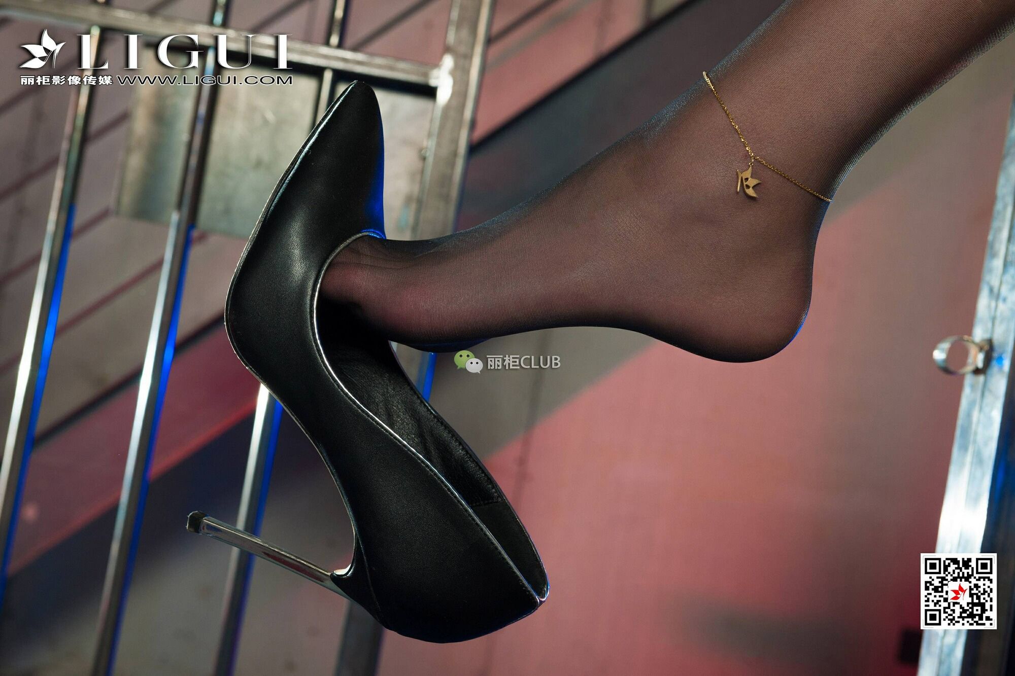 腿模敏儿《黑丝女王美脚》 [丽柜LIGUI] 网络丽人 写真集