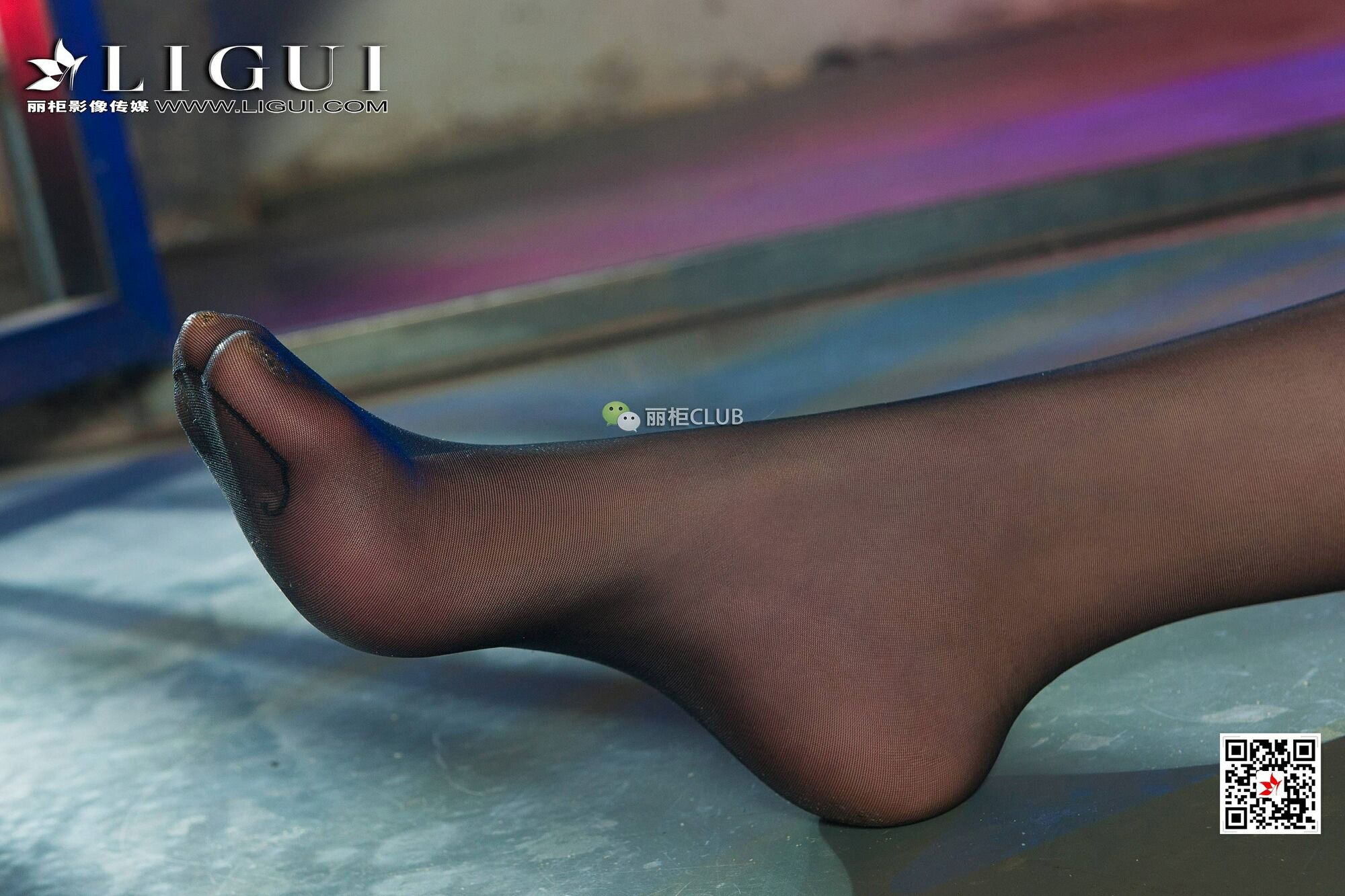 腿模敏儿《黑丝女王美脚》 [丽柜LIGUI] 网络丽人 写真集