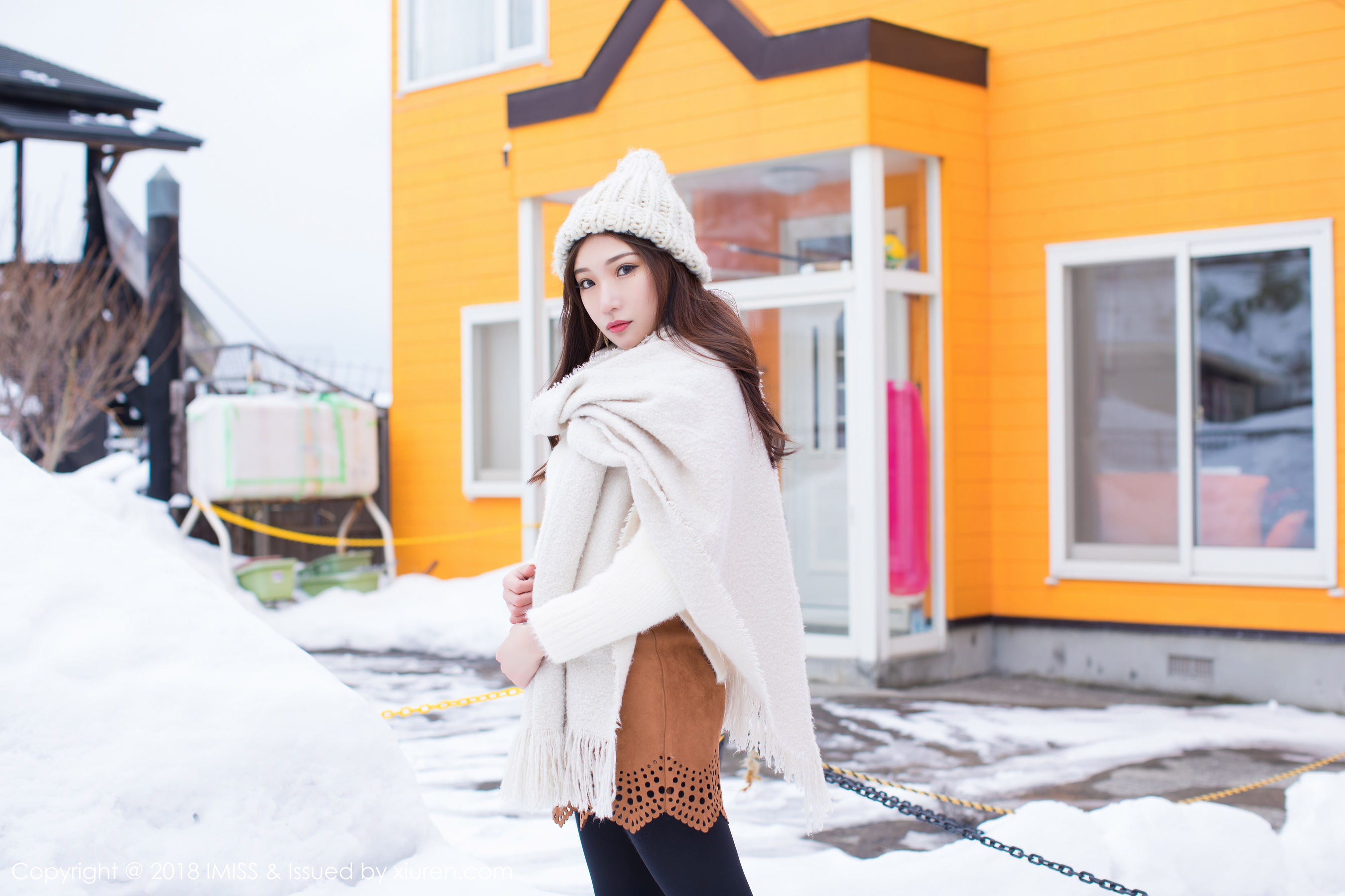 小狐狸Sica《北海道旅拍丝袜》 [爱蜜社IMiss] Vol.256 写真集