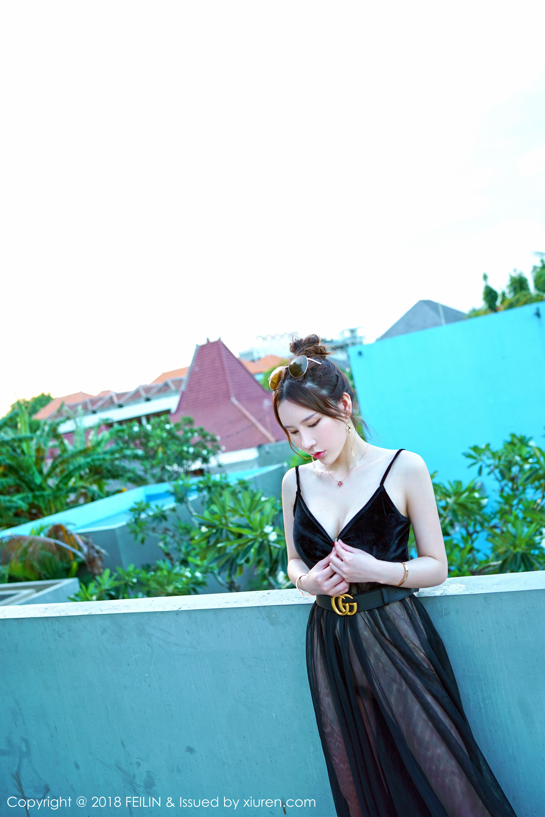 周于希《若隐若现的曲线诱惑》 [嗲囡囡FEILIN] VOL.163 写真集