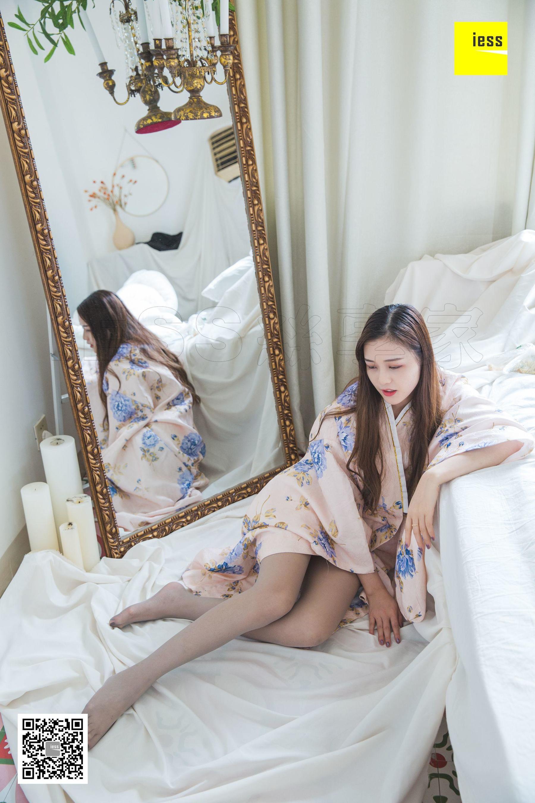 模特九妹《九妹和服灰丝》 [异思趣向IESS] 写真集