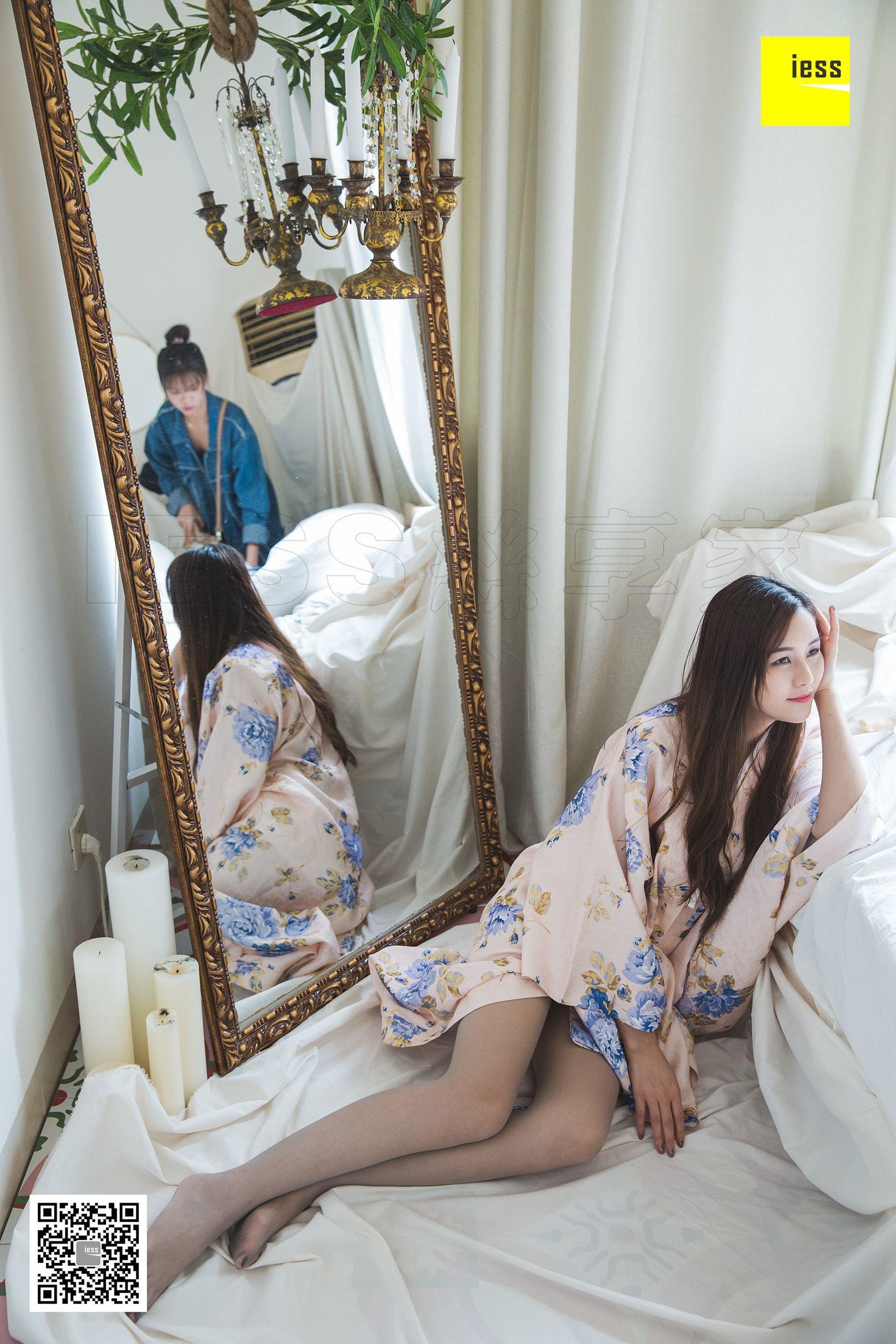 模特九妹《九妹和服灰丝》 [异思趣向IESS] 写真集