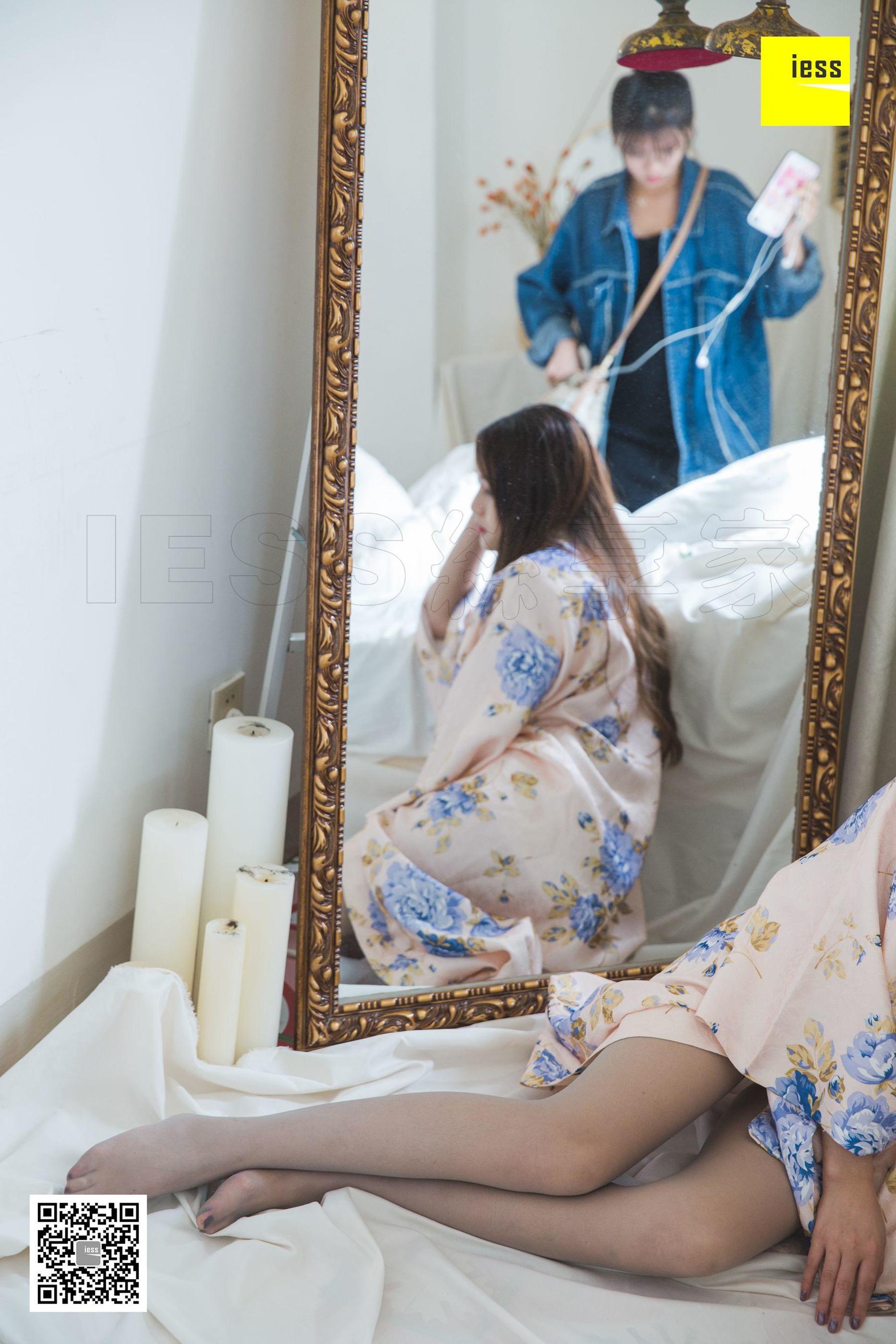 模特九妹《九妹和服灰丝》 [异思趣向IESS] 写真集