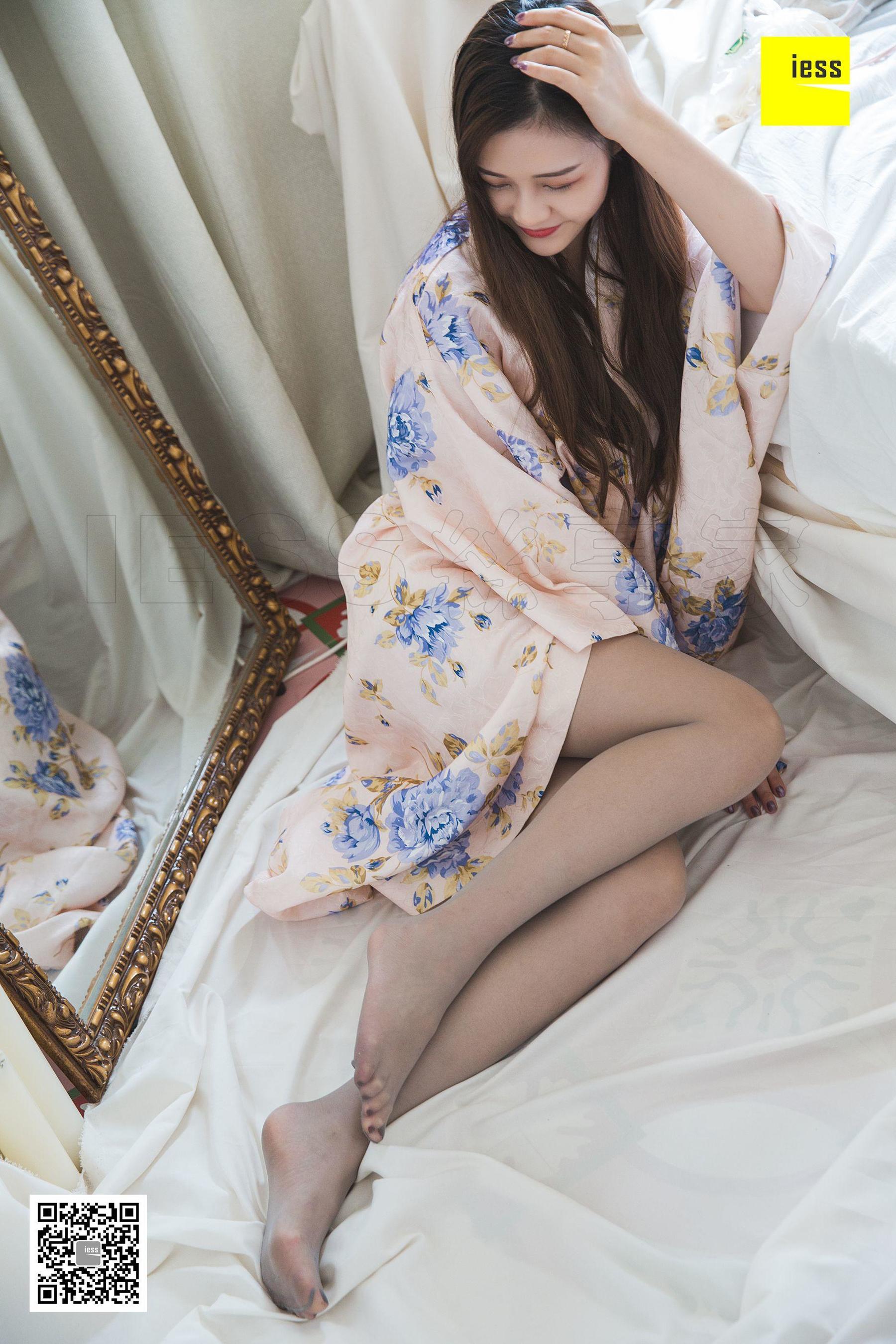 模特九妹《九妹和服灰丝》 [异思趣向IESS] 写真集