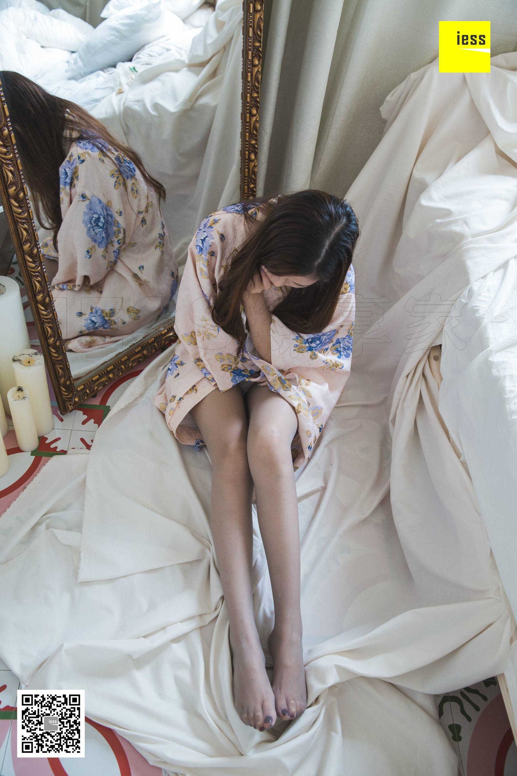 模特九妹《九妹和服灰丝》 [异思趣向IESS] 写真集