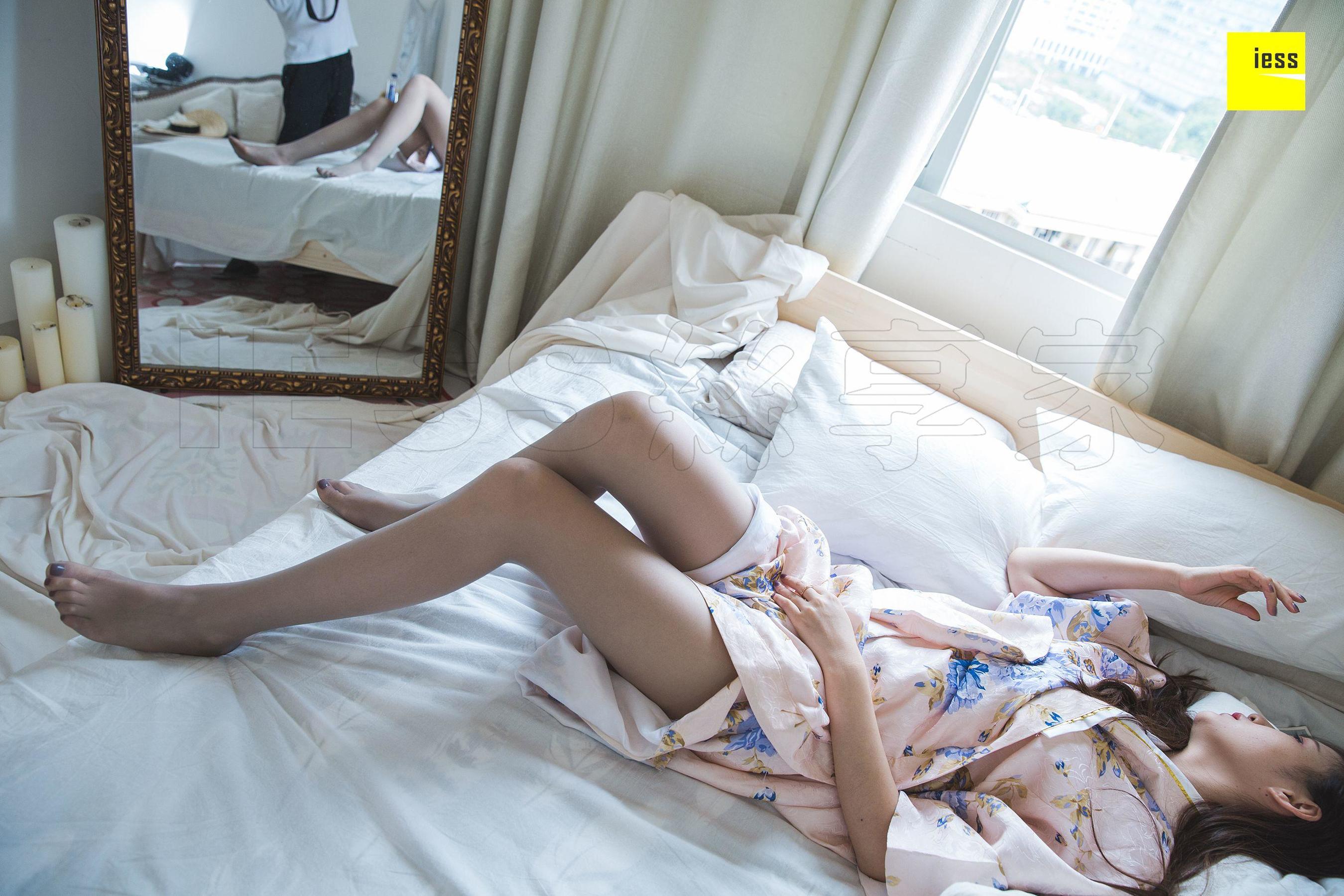 模特九妹《九妹和服灰丝》 [异思趣向IESS] 写真集