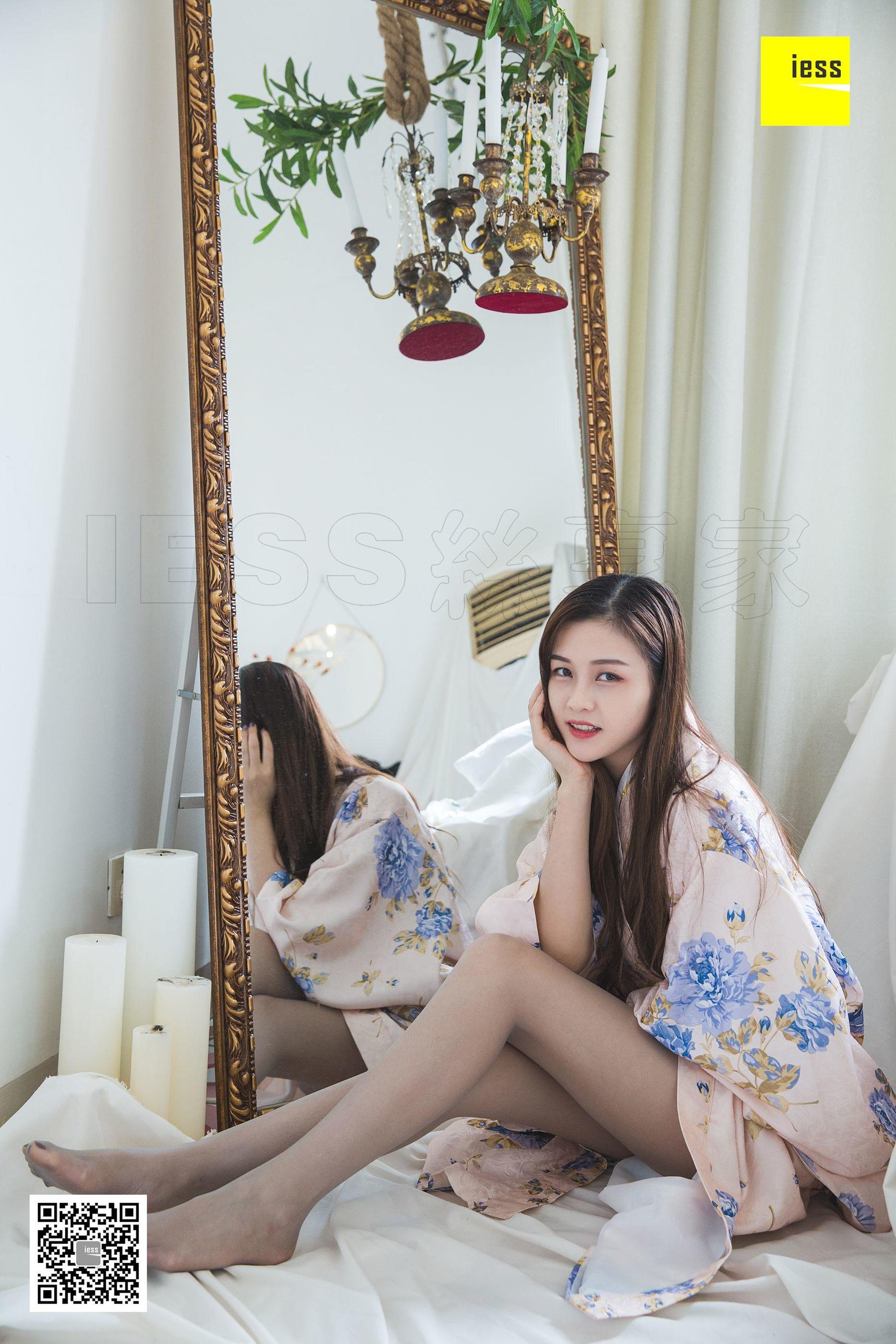 模特九妹《九妹和服灰丝》 [异思趣向IESS] 写真集