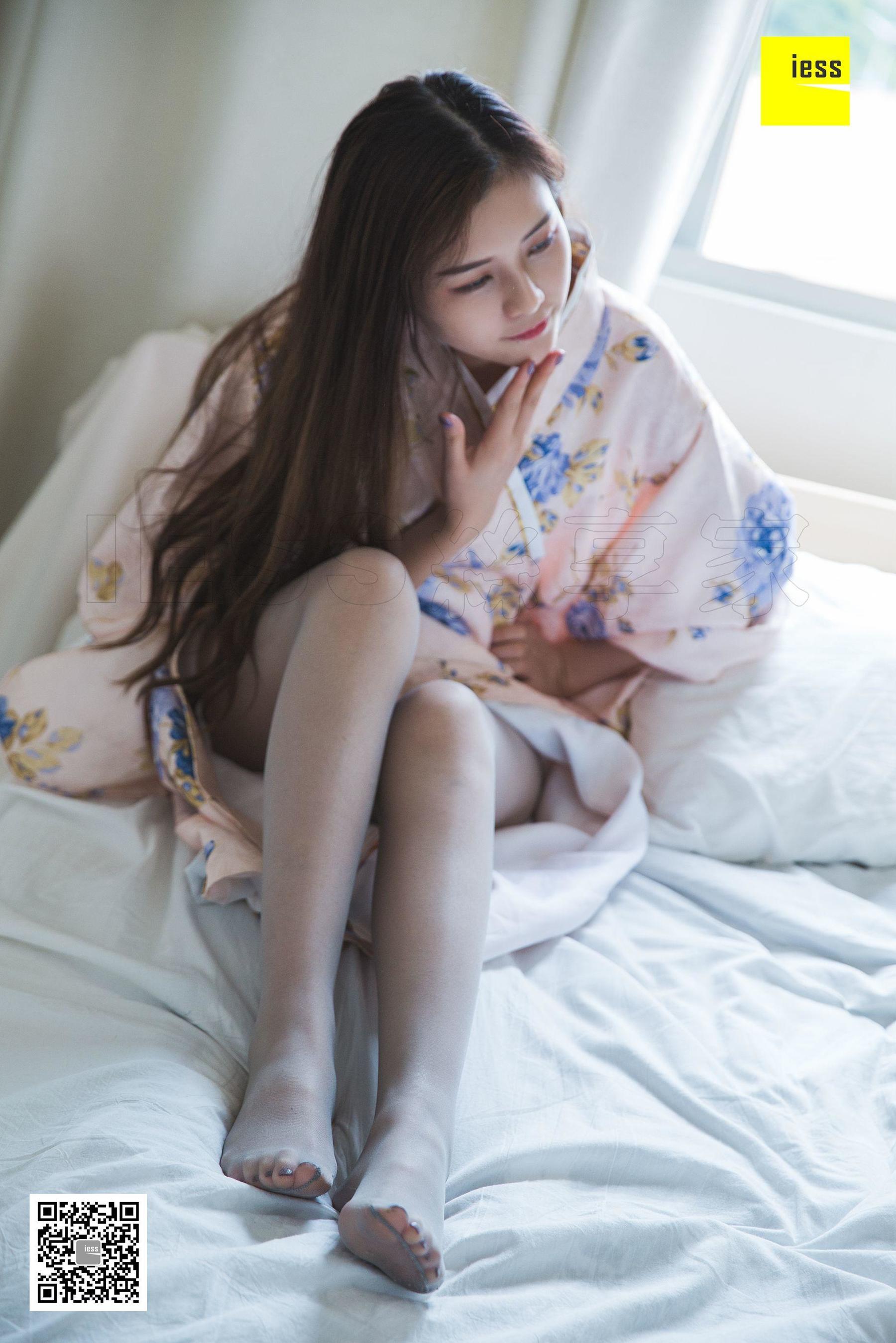 模特九妹《九妹和服灰丝》 [异思趣向IESS] 写真集