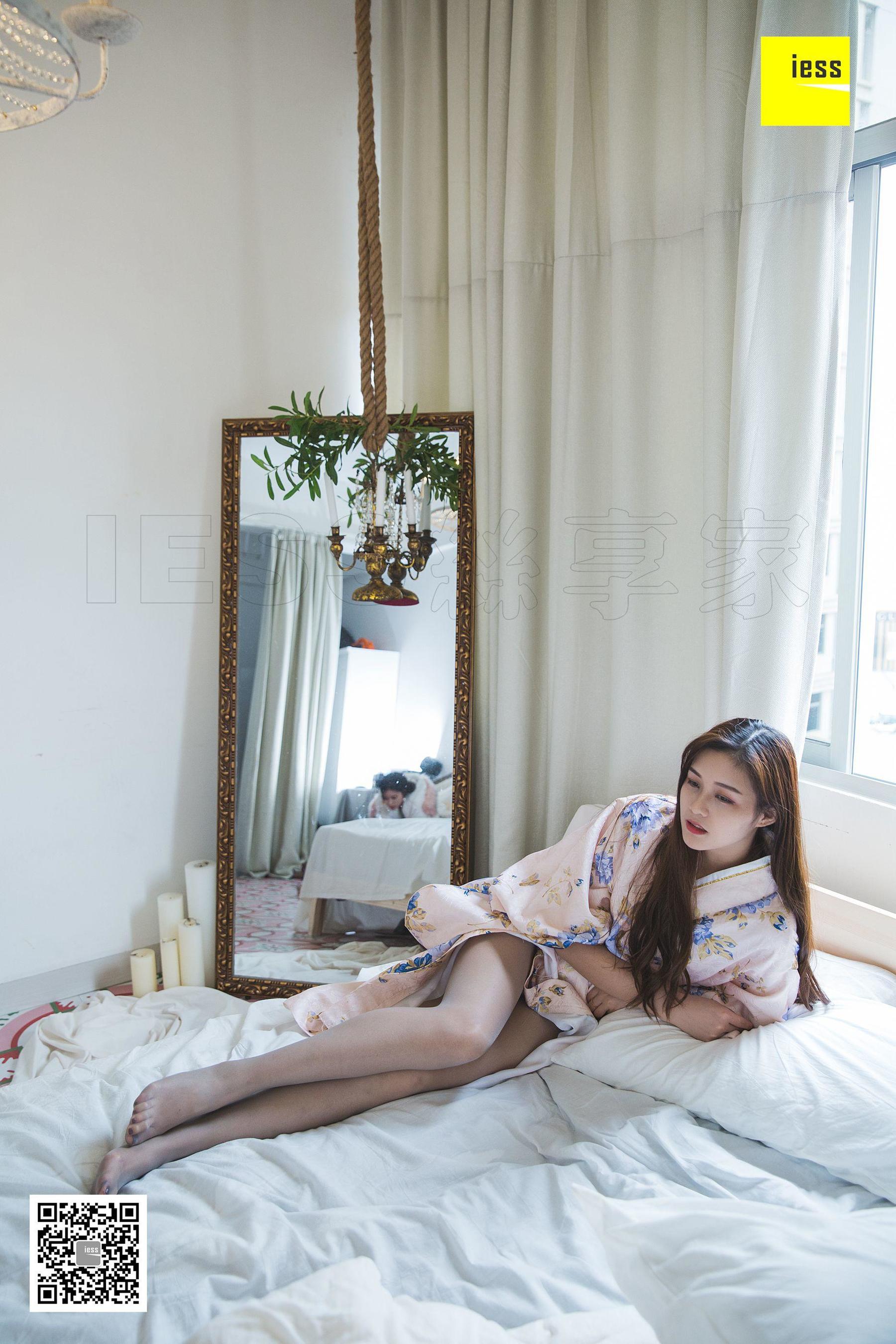 模特九妹《九妹和服灰丝》 [异思趣向IESS] 写真集