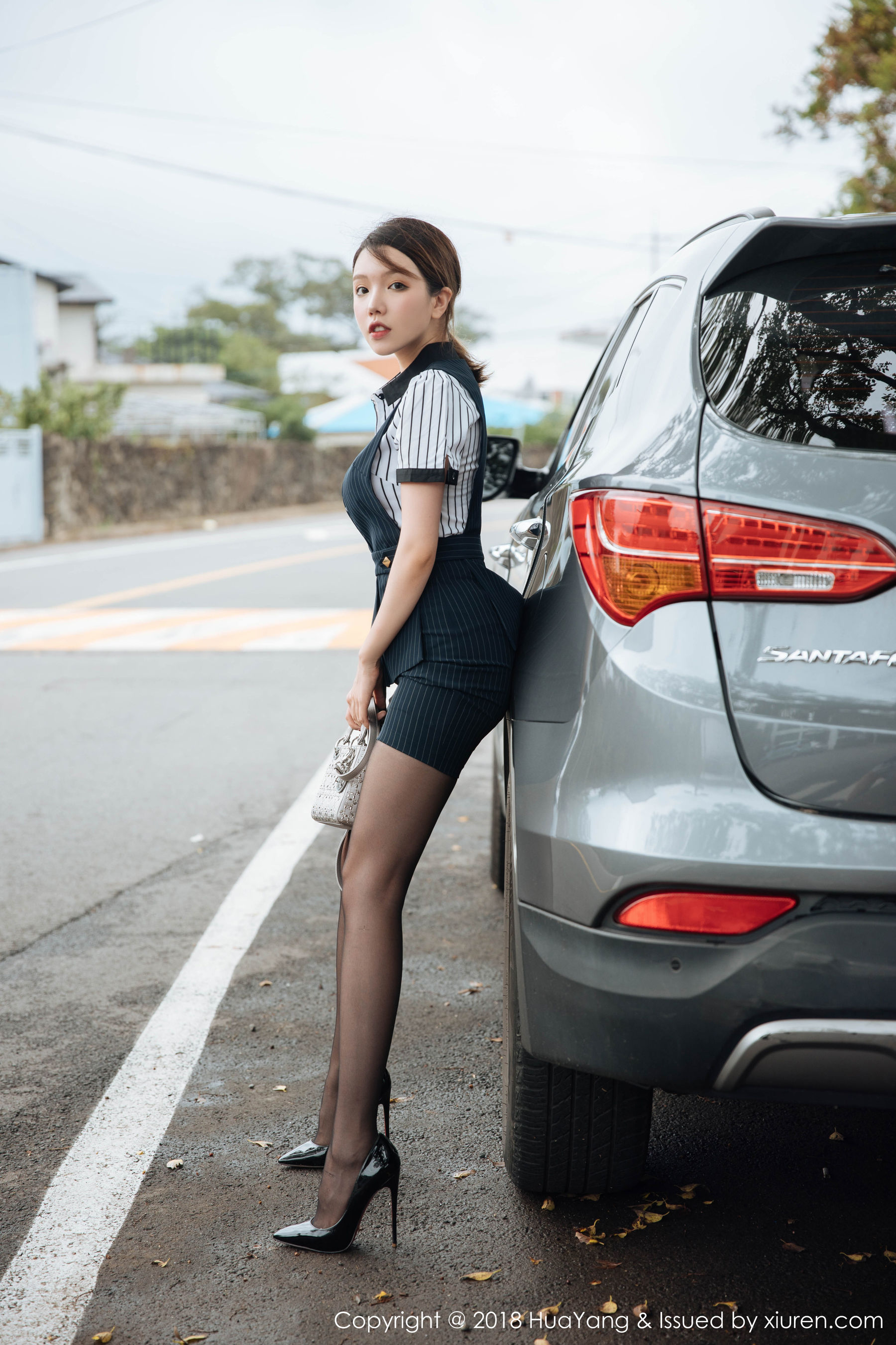 黄楽然《黑丝诱惑精彩呈现》 [花漾HuaYang] Vol.087 写真集