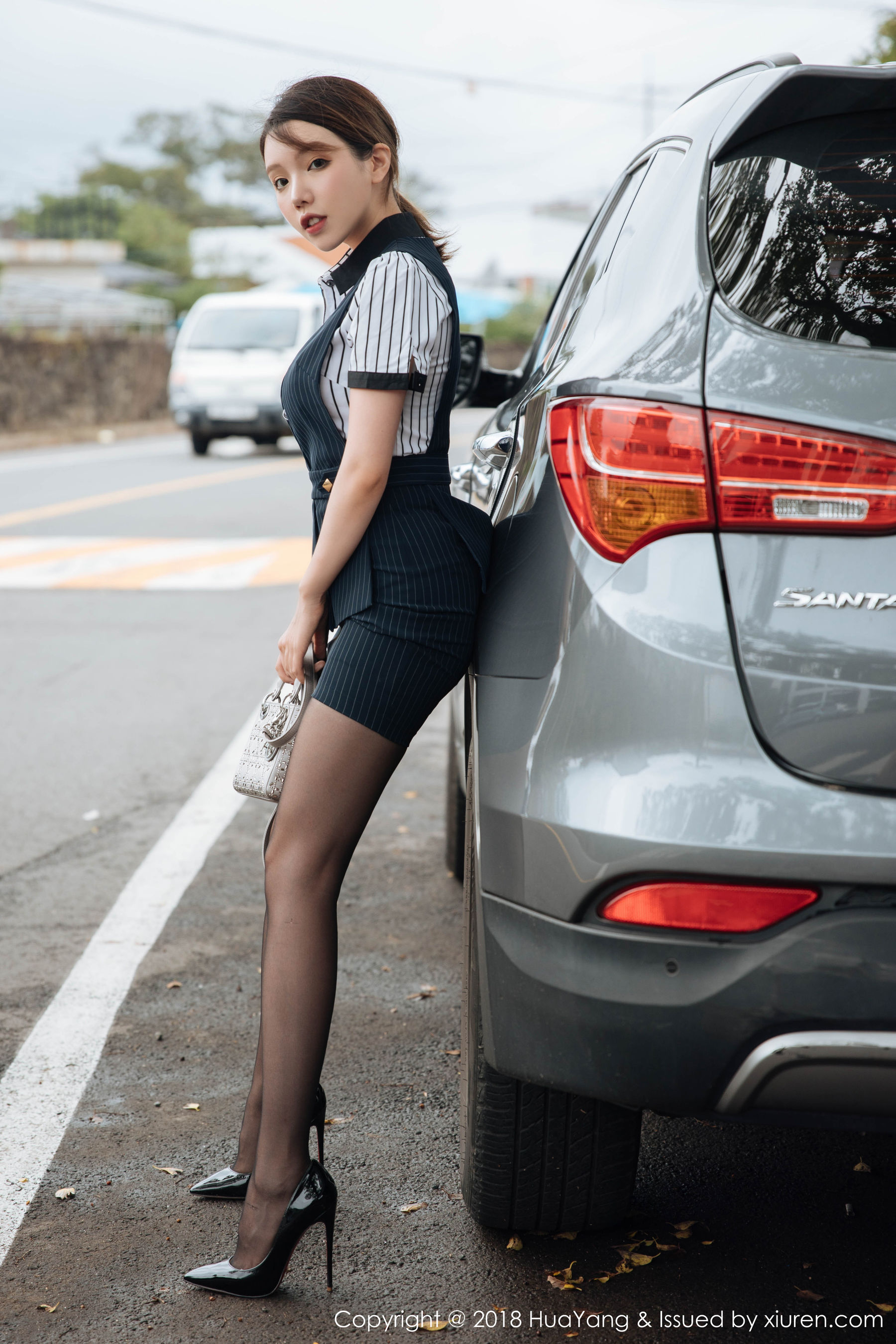 黄楽然《黑丝诱惑精彩呈现》 [花漾HuaYang] Vol.087 写真集