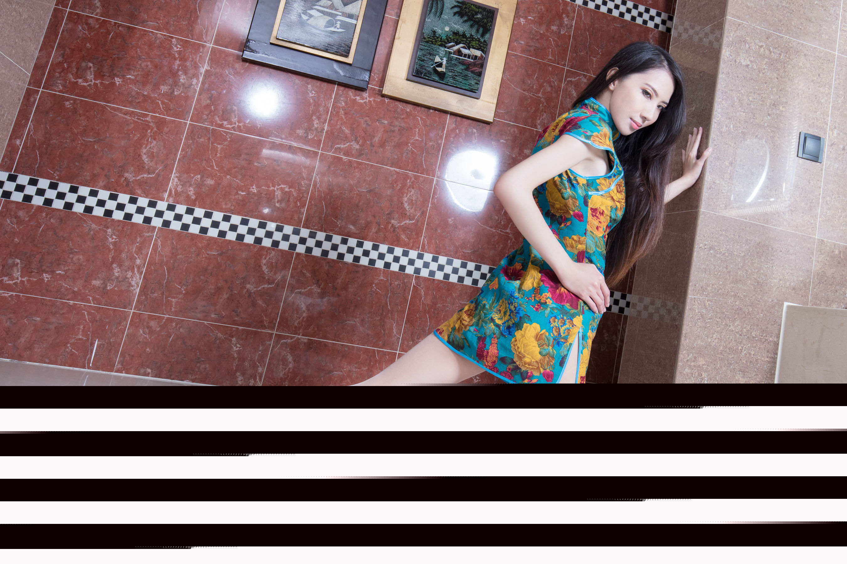 童采萱Yoyo《高叉制服+旗袍丝袜美腿》 [Beautyleg] No.1707 写真集