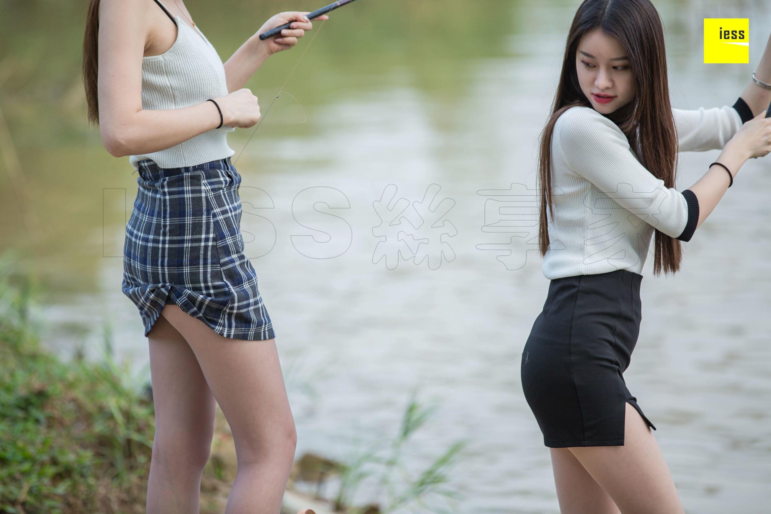 模特佳佳&amp;九妹 《钓鱼还是钓丝？》 [异思趣向IESS] 写真集