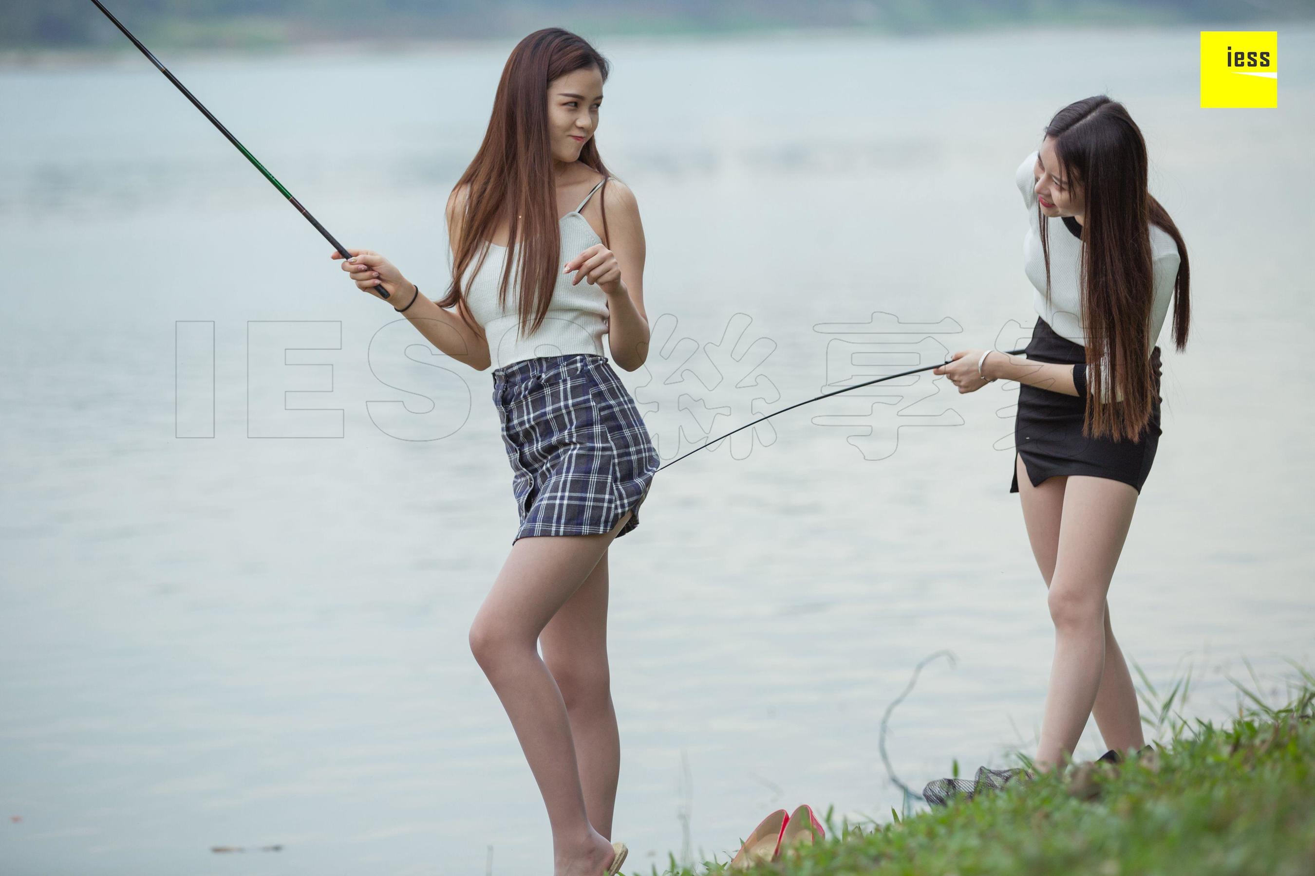 模特佳佳&amp;九妹 《钓鱼还是钓丝？》 [异思趣向IESS] 写真集
