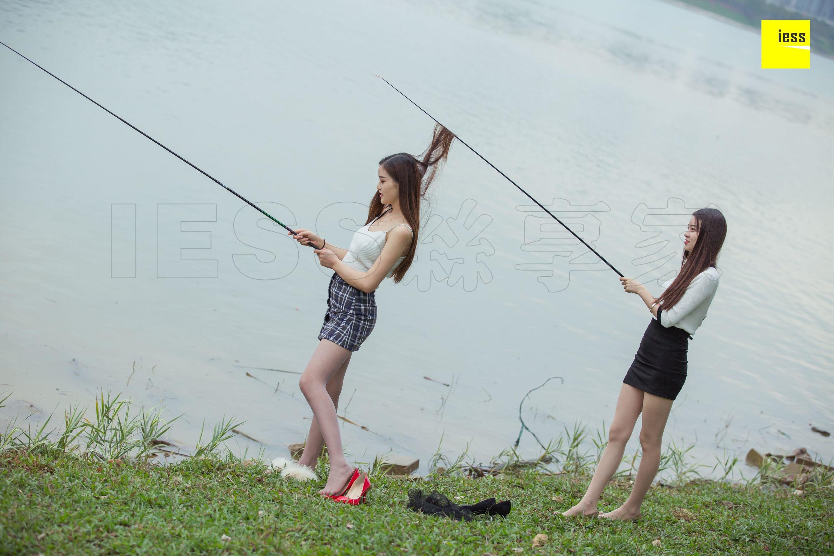 模特佳佳&amp;九妹 《钓鱼还是钓丝？》 [异思趣向IESS] 写真集