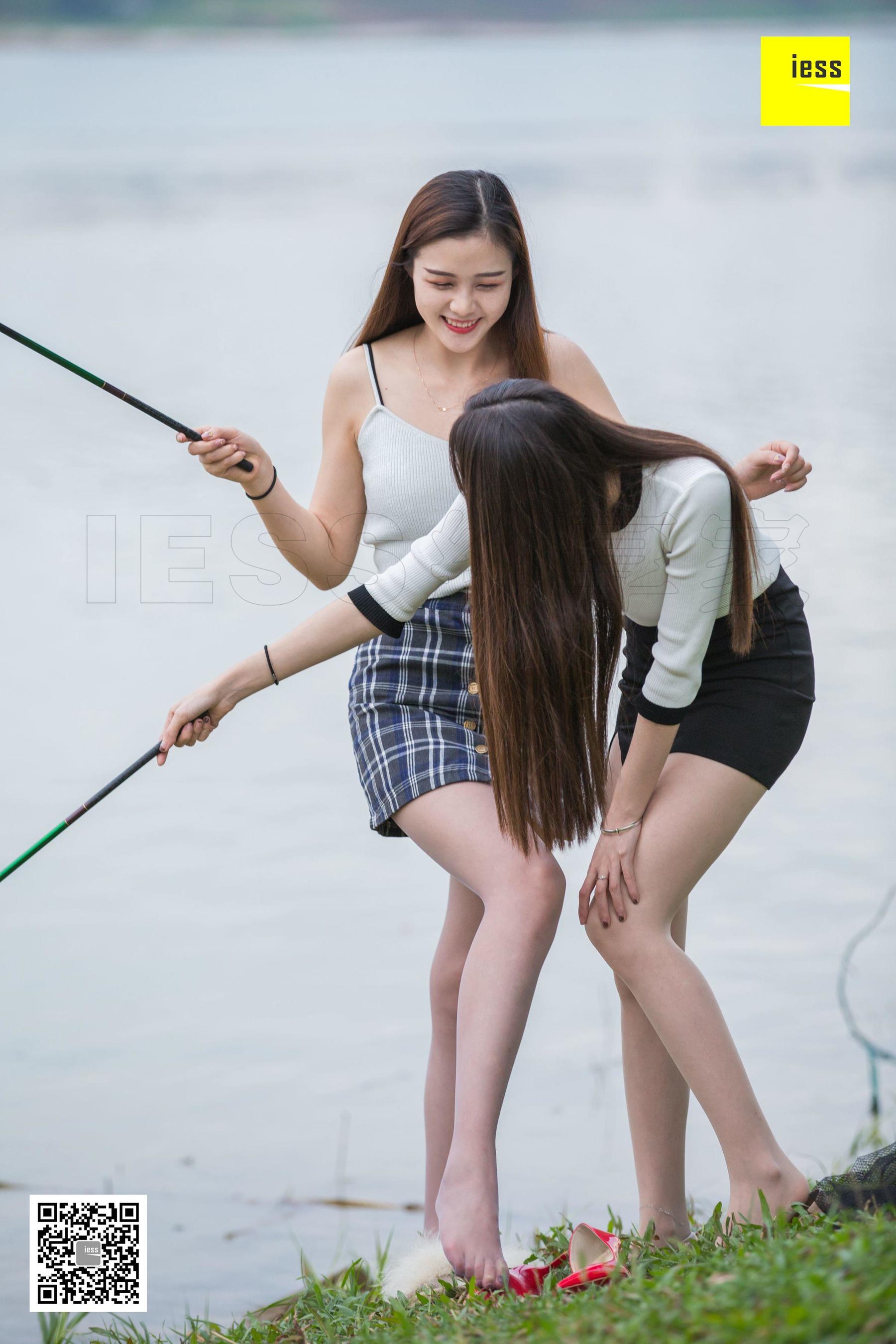 模特佳佳&amp;九妹 《钓鱼还是钓丝？》 [异思趣向IESS] 写真集