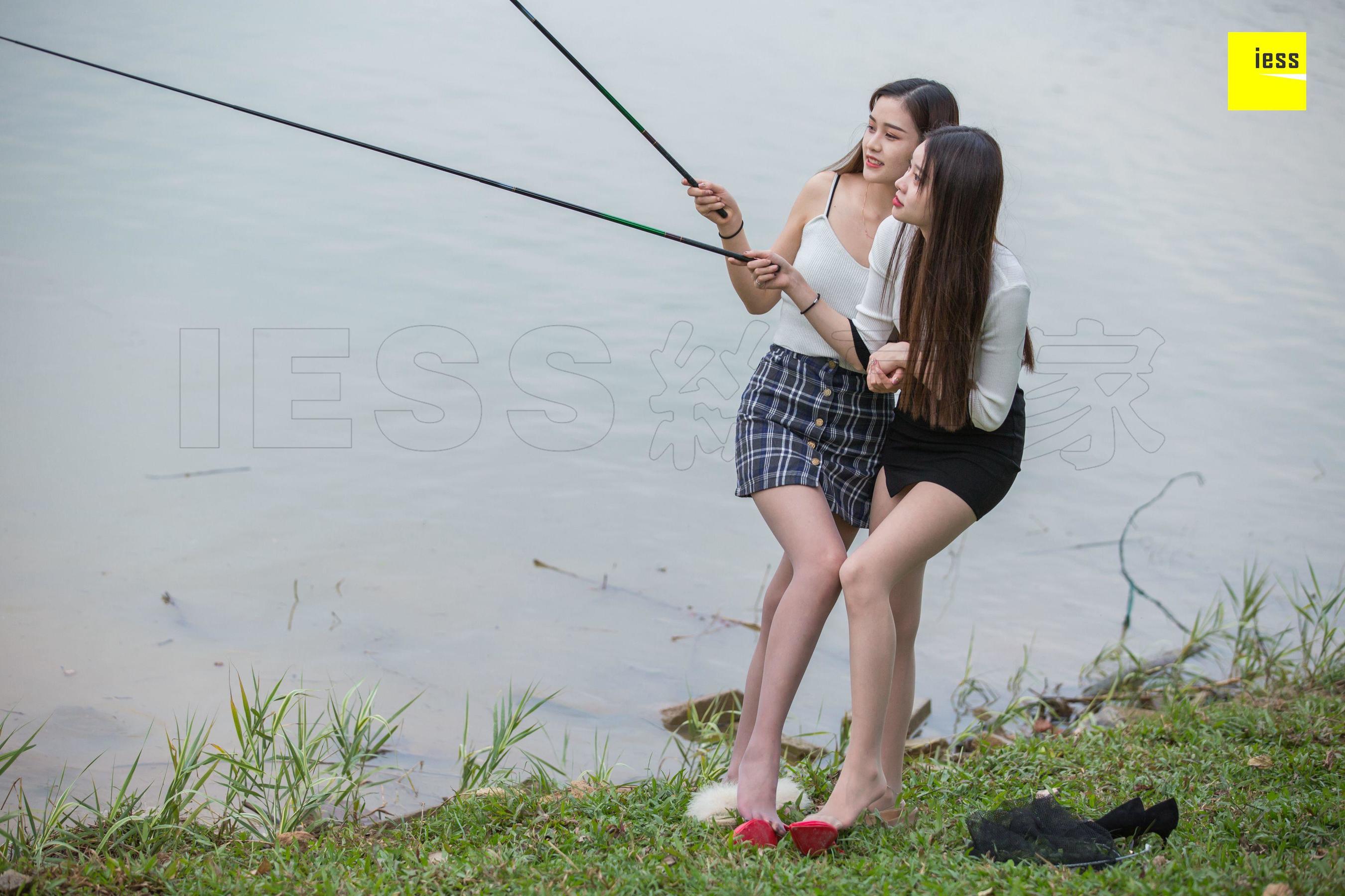 模特佳佳&amp;九妹 《钓鱼还是钓丝？》 [异思趣向IESS] 写真集