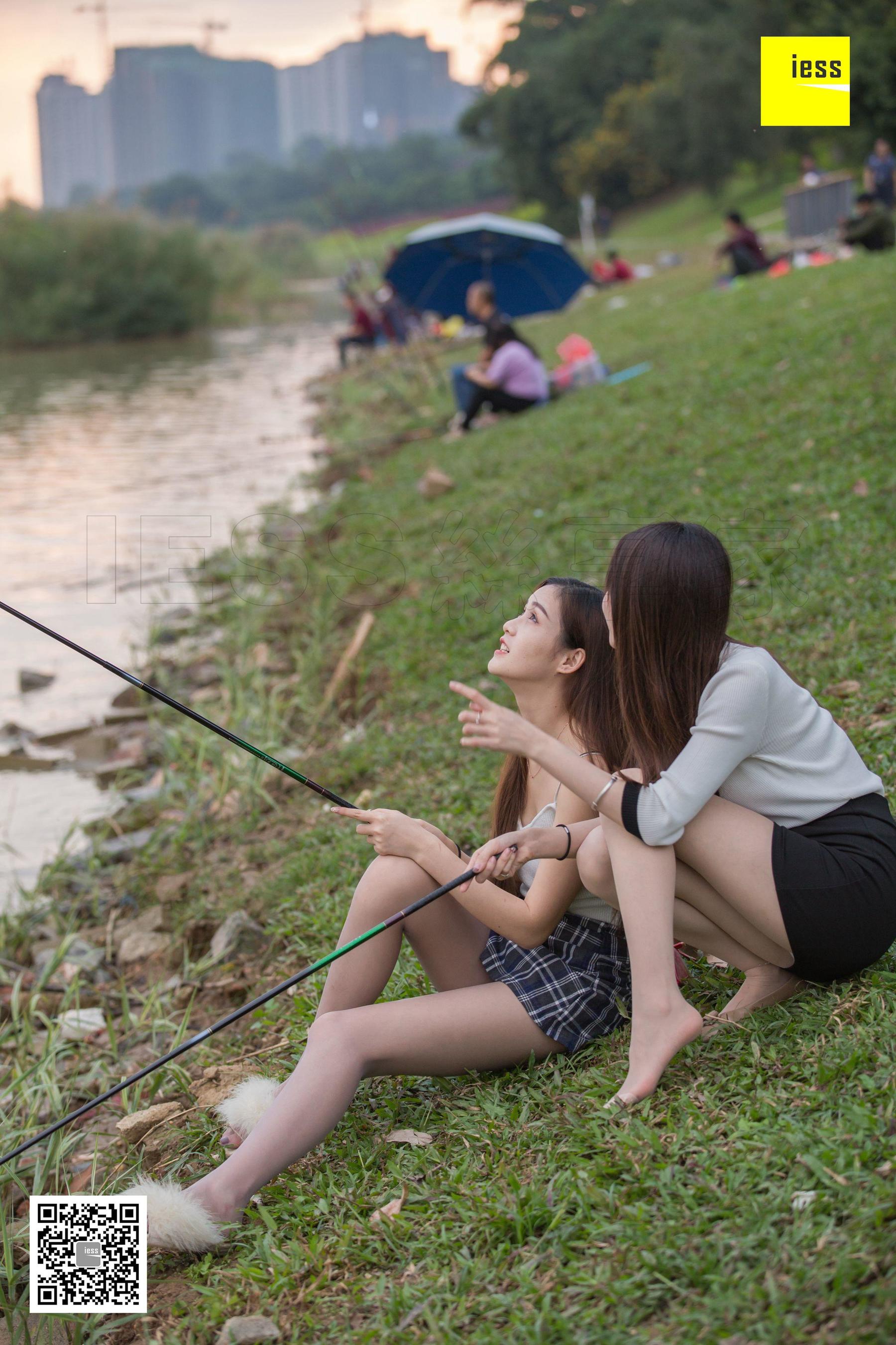 模特佳佳&amp;九妹 《钓鱼还是钓丝？》 [异思趣向IESS] 写真集