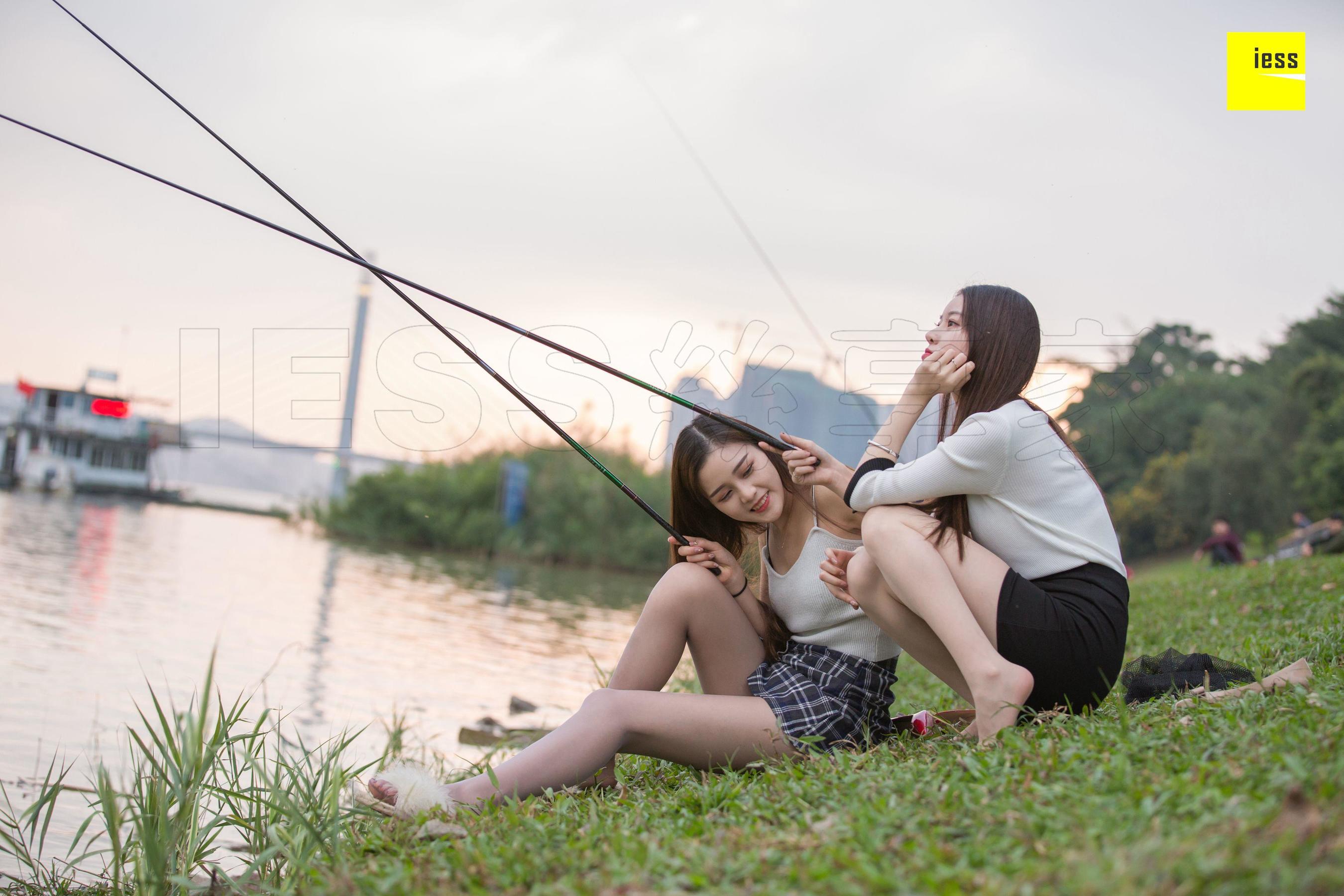 模特佳佳&amp;九妹 《钓鱼还是钓丝？》 [异思趣向IESS] 写真集