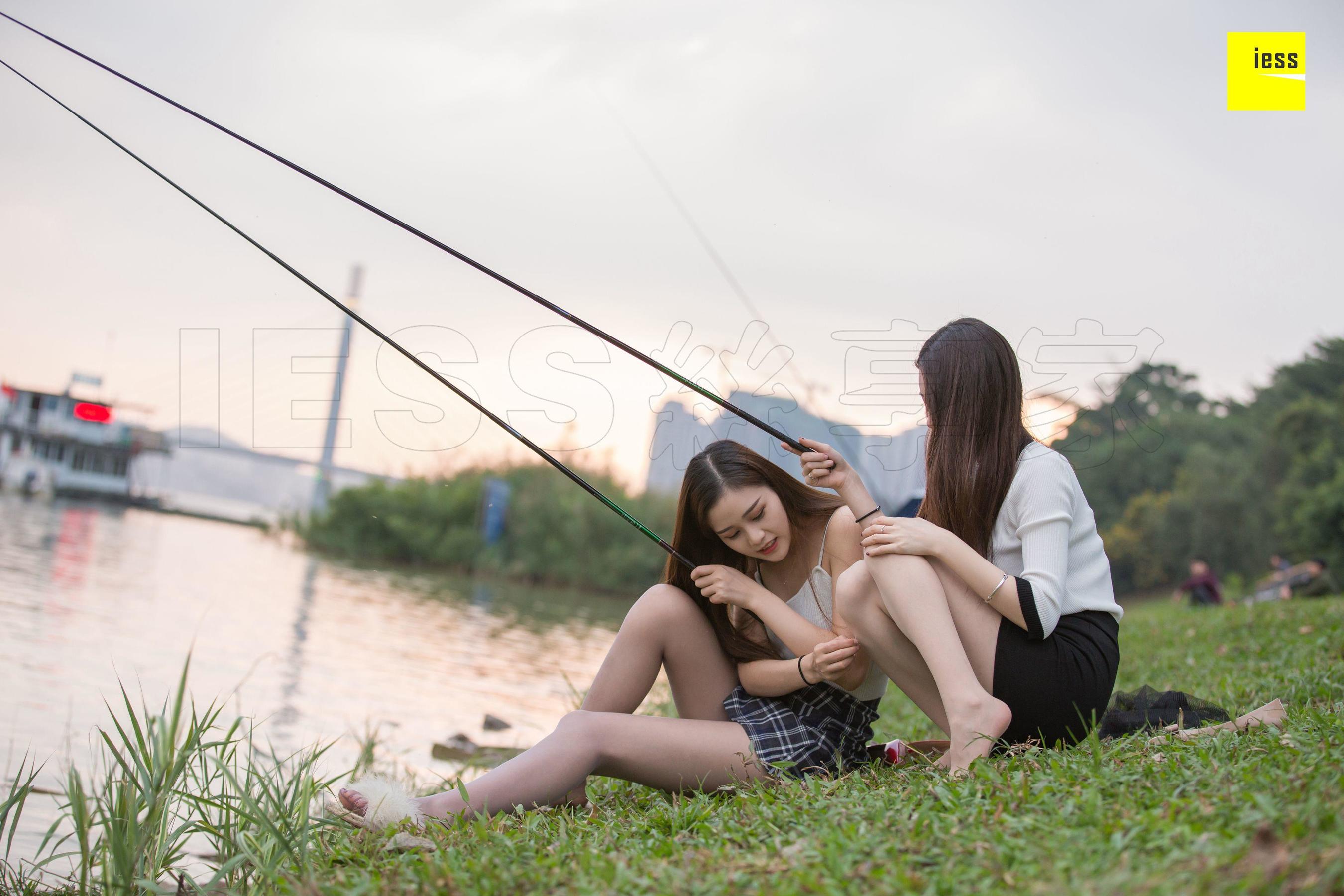 模特佳佳&amp;九妹 《钓鱼还是钓丝？》 [异思趣向IESS] 写真集