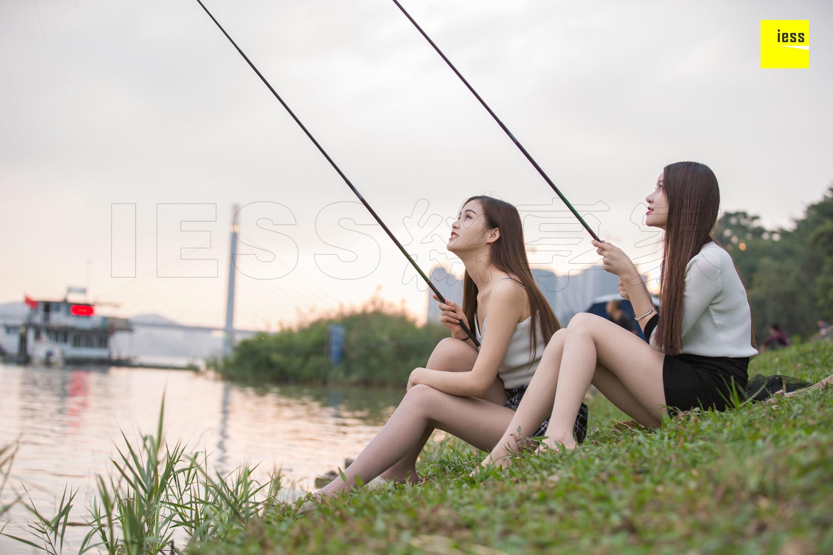 模特佳佳&amp;九妹 《钓鱼还是钓丝？》 [异思趣向IESS] 写真集