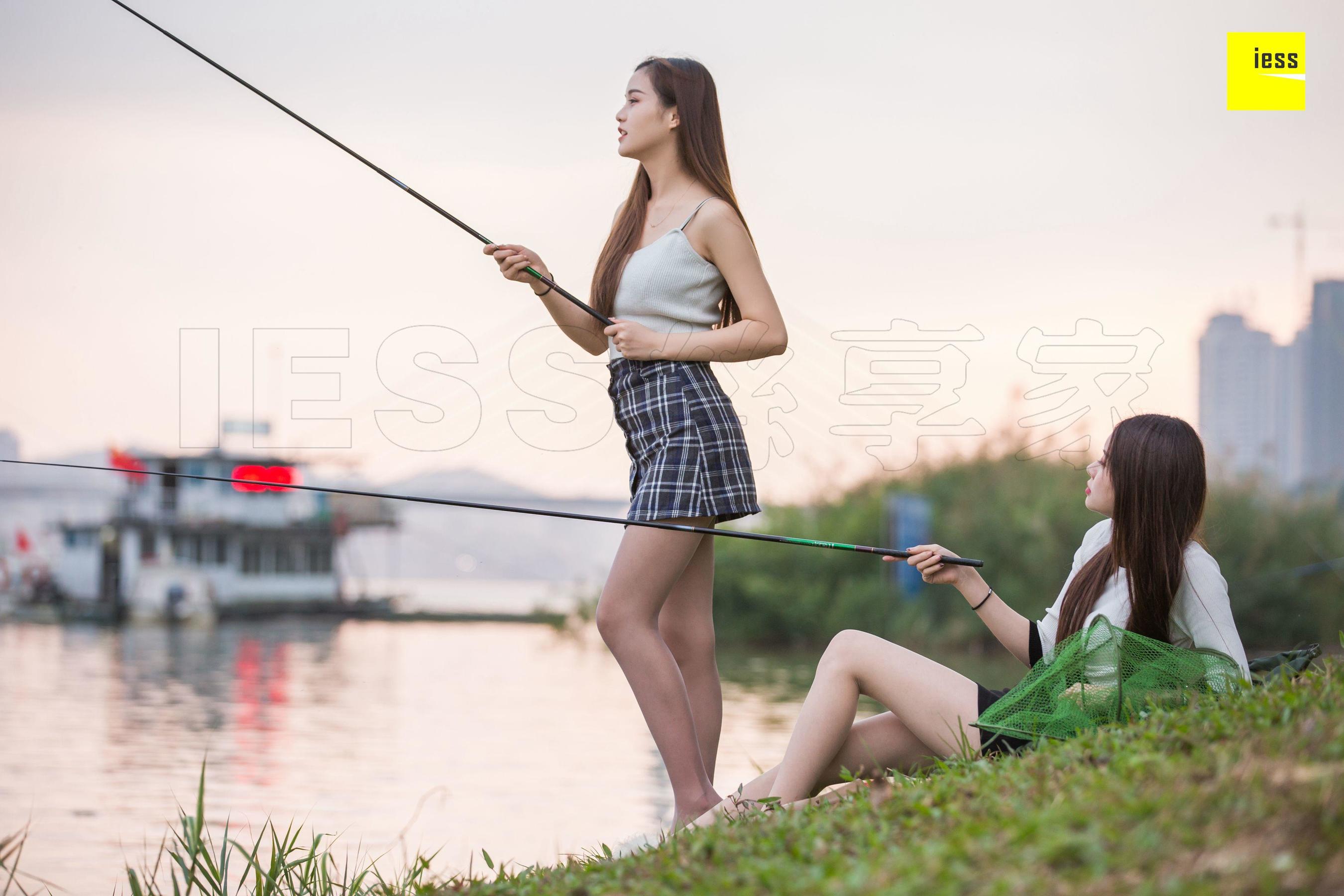 模特佳佳&amp;九妹 《钓鱼还是钓丝？》 [异思趣向IESS] 写真集