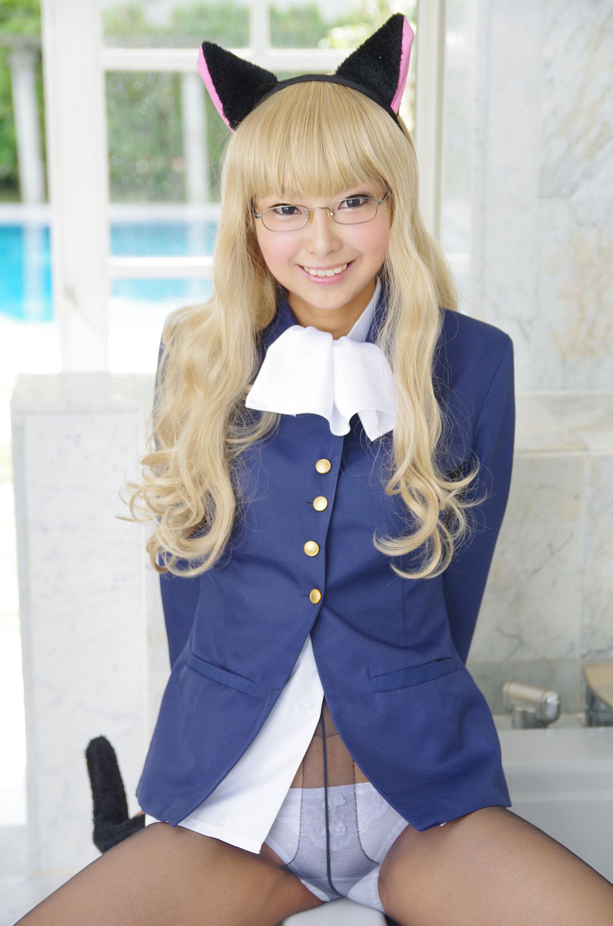 Necoco(猫子) 《Strike Witches》Perrine-H. Clostermann+《放課後プレイ》Kanojo 写真集