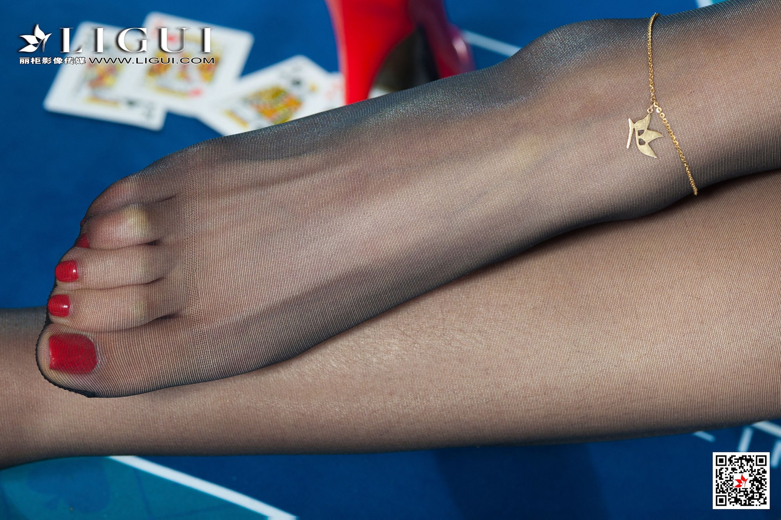 腿模筱筱《赌场黑丝女王》 [丽柜Ligui] 写真集