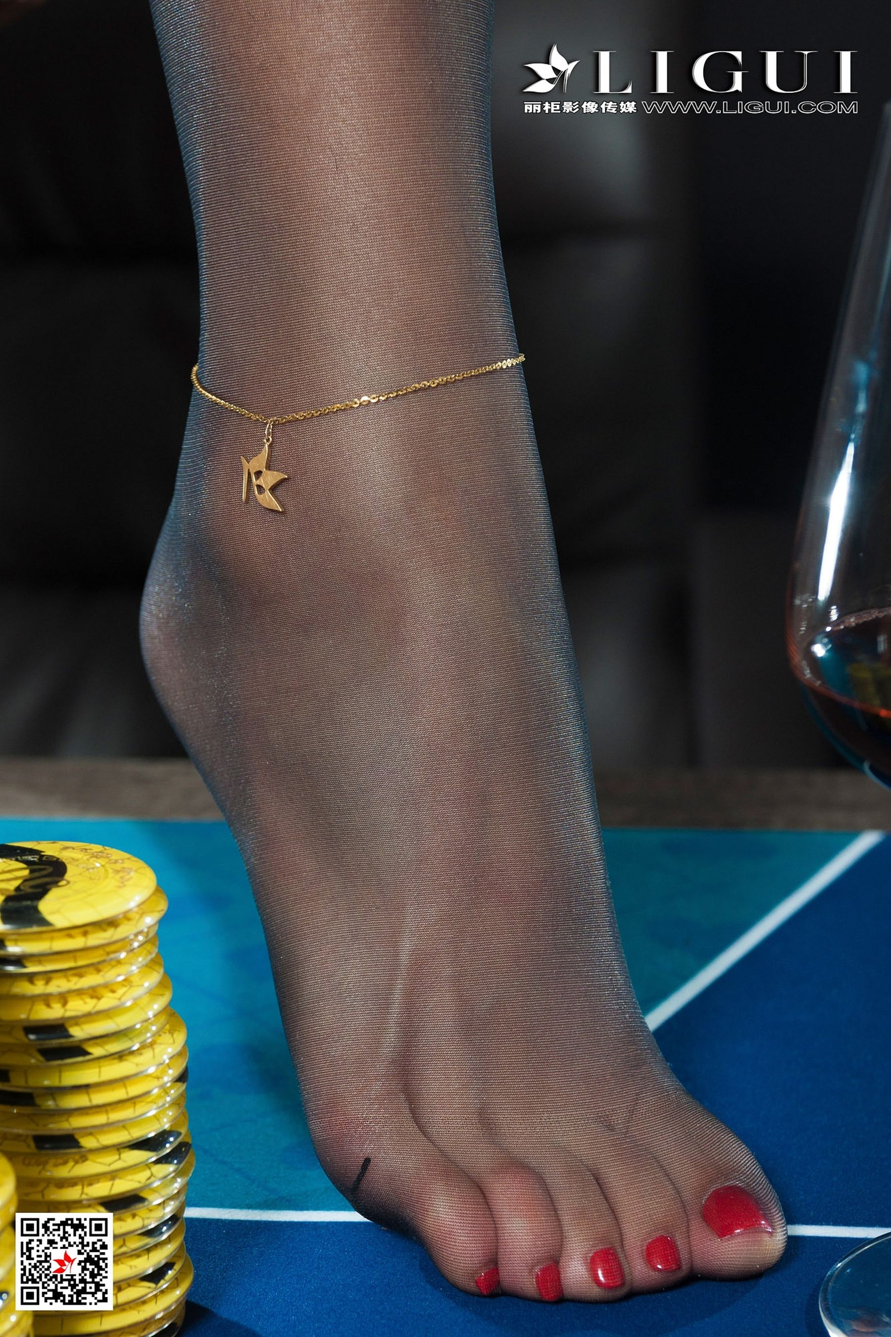 腿模筱筱《赌场黑丝女王》 [丽柜Ligui] 写真集