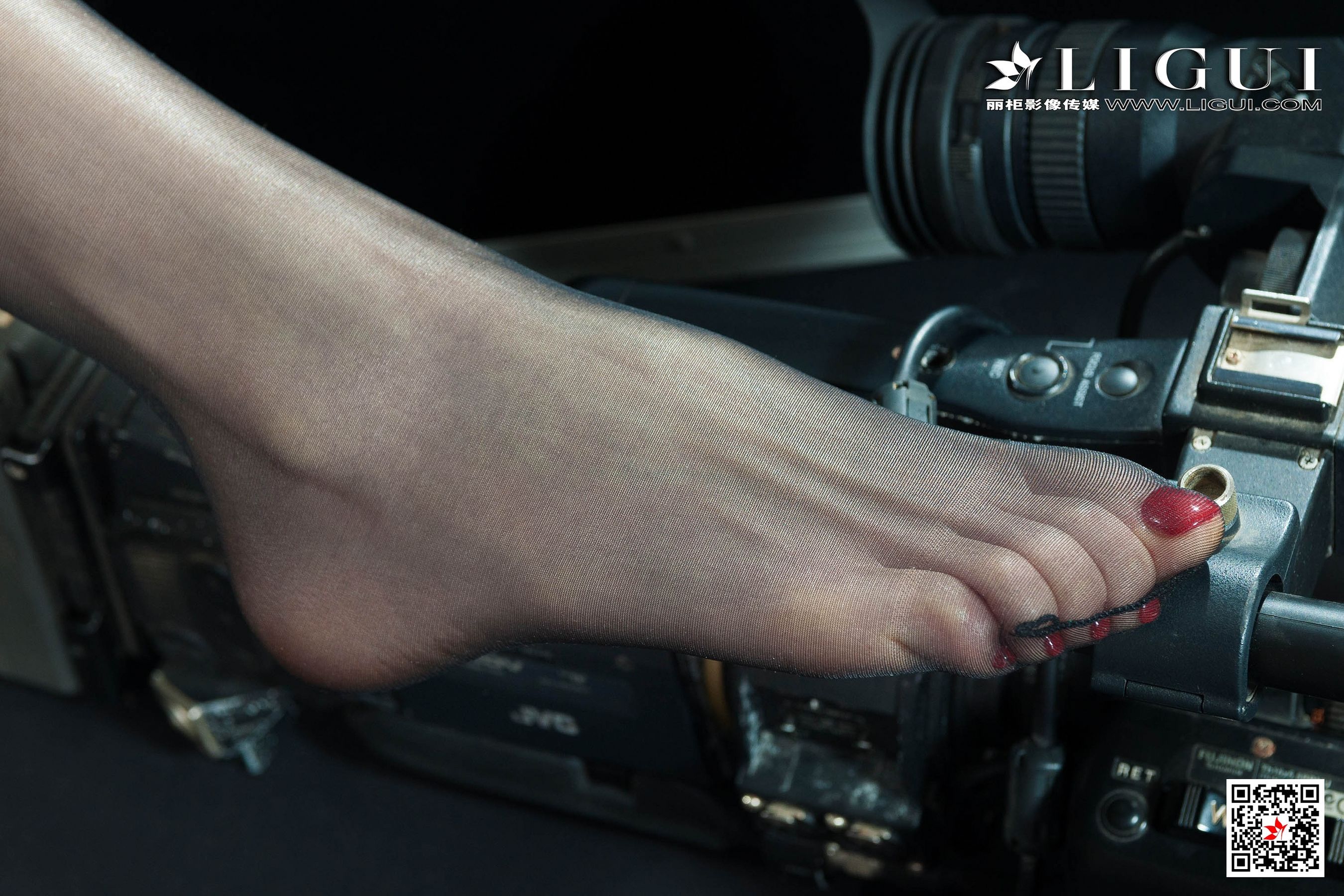 腿模凉儿《黑丝OL》 [丽柜Ligui] 网络丽人 写真集