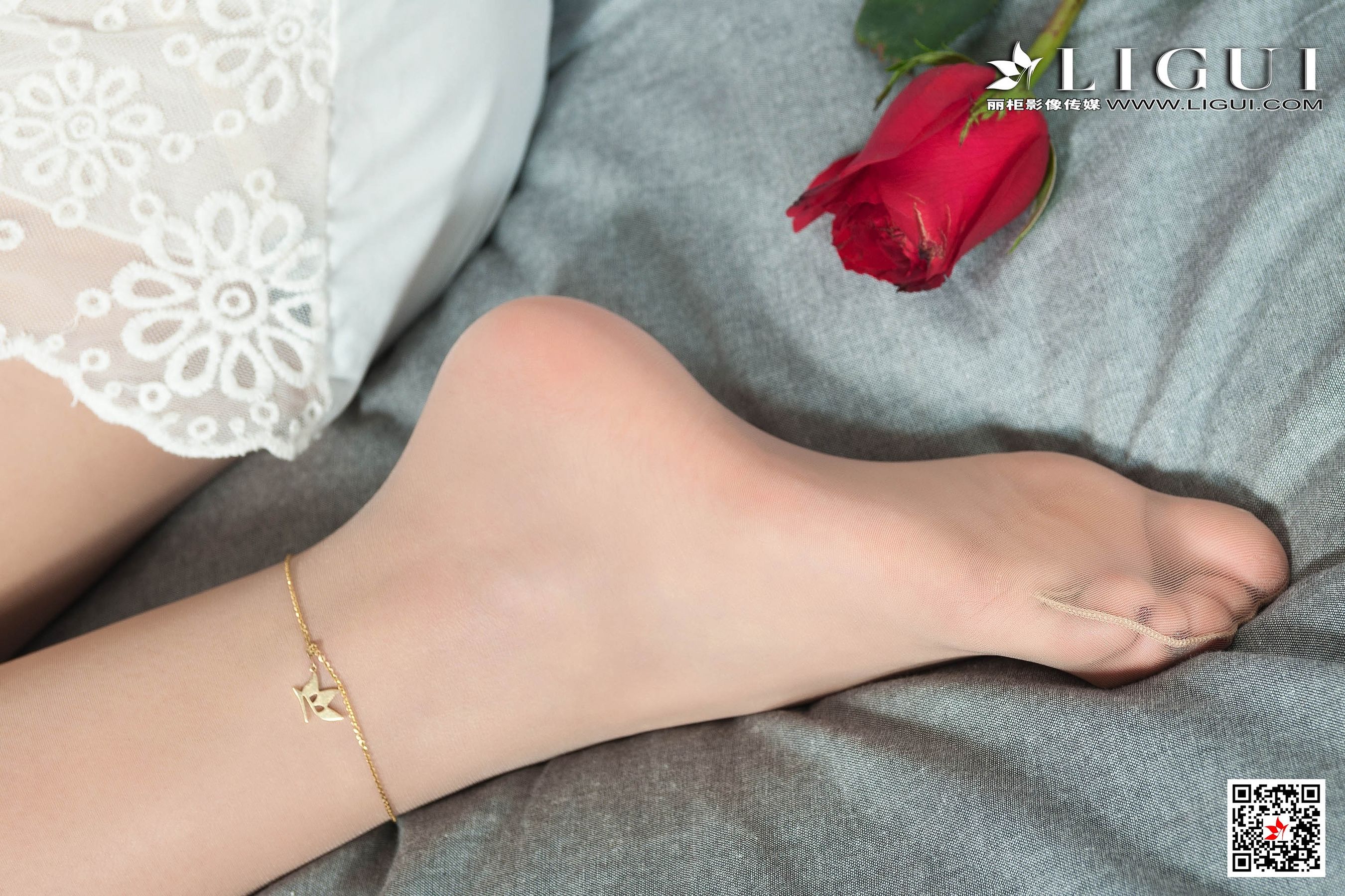 足模筱筱《肉丝玉足》 [丽柜Ligui] 网络丽人 写真集