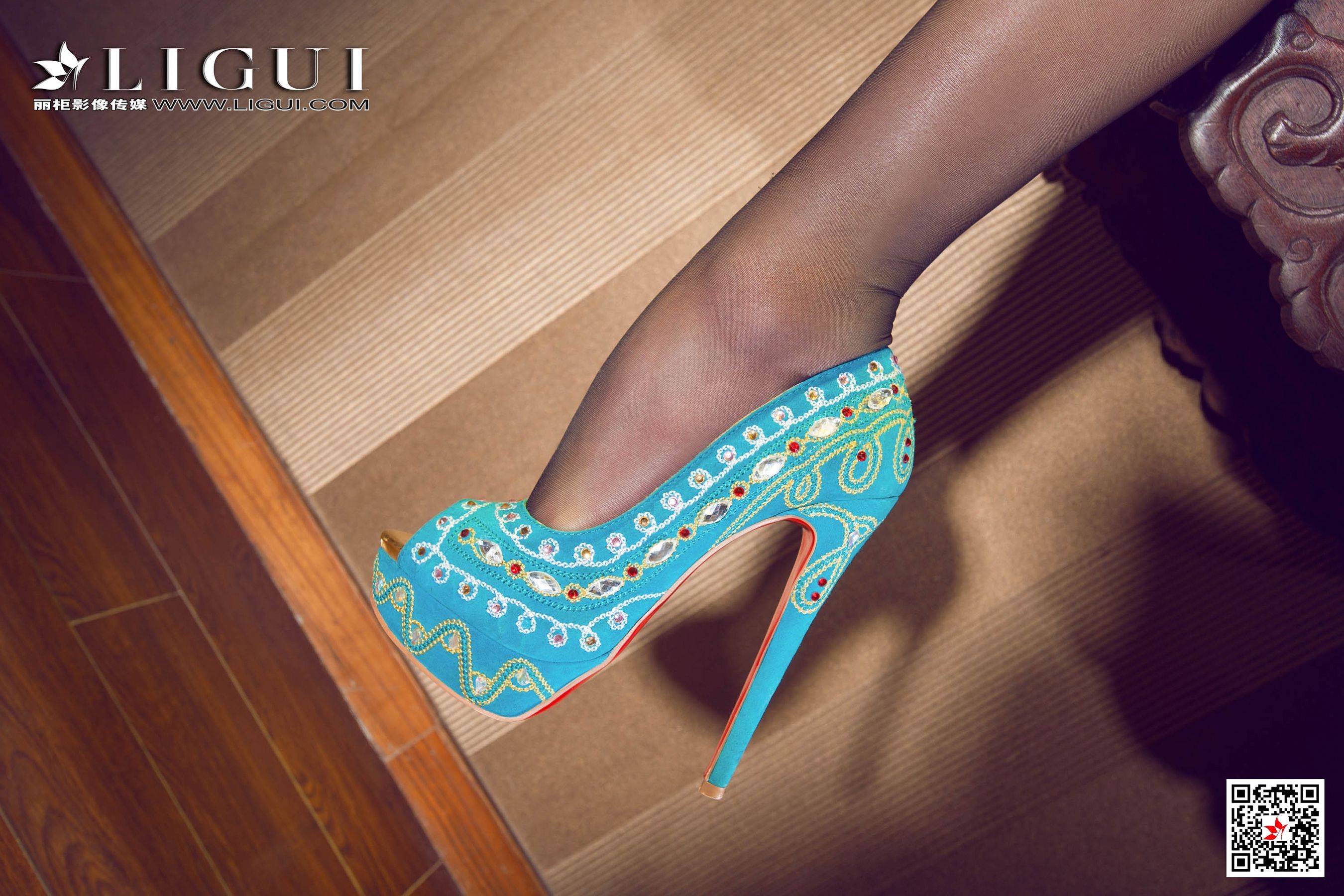 佳怡《蓝色妖姬》 [丽柜Ligui] 网络丽人 写真集