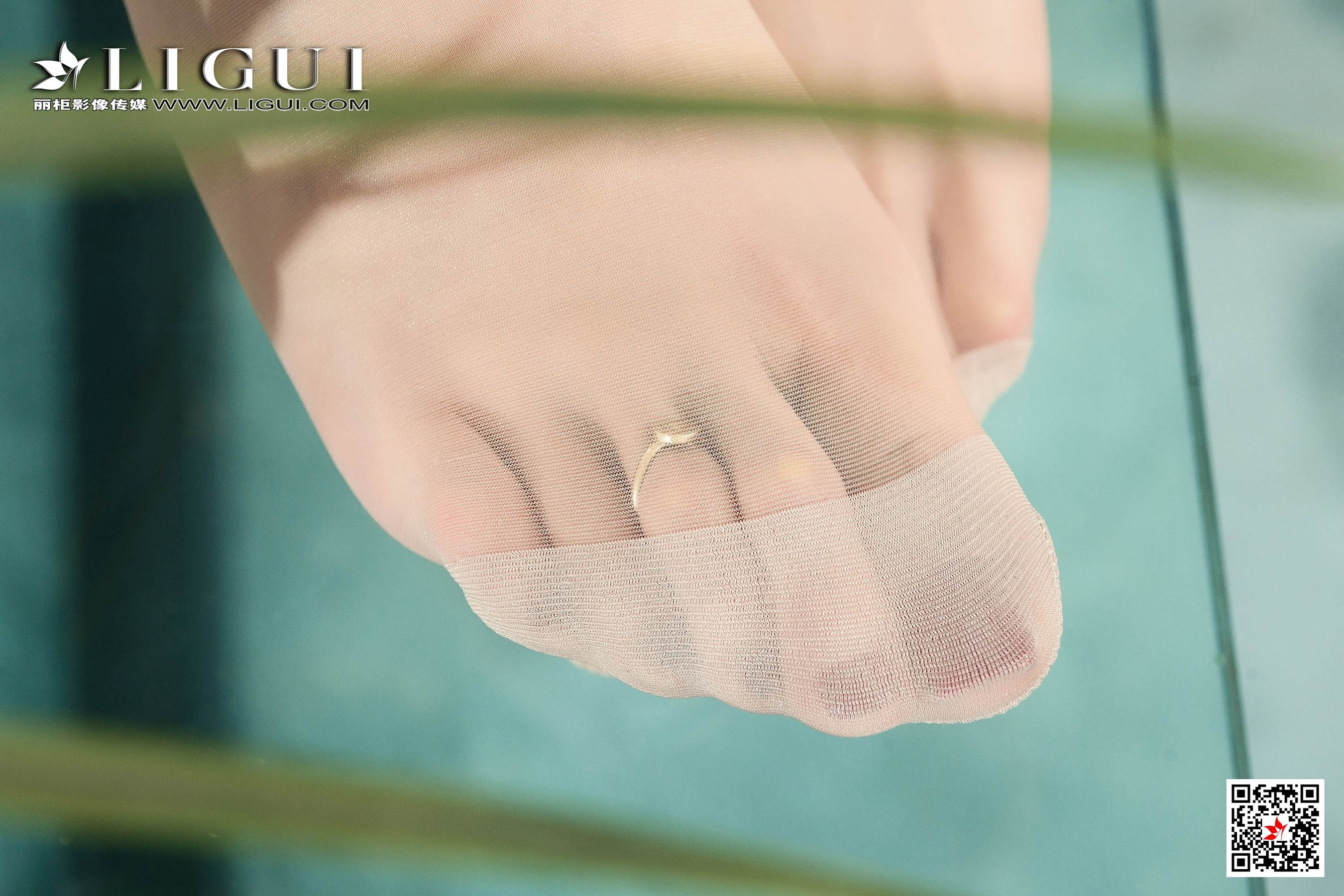 腿模若溪《肉丝袜OL丝足》 [丽柜Ligui] 写真集