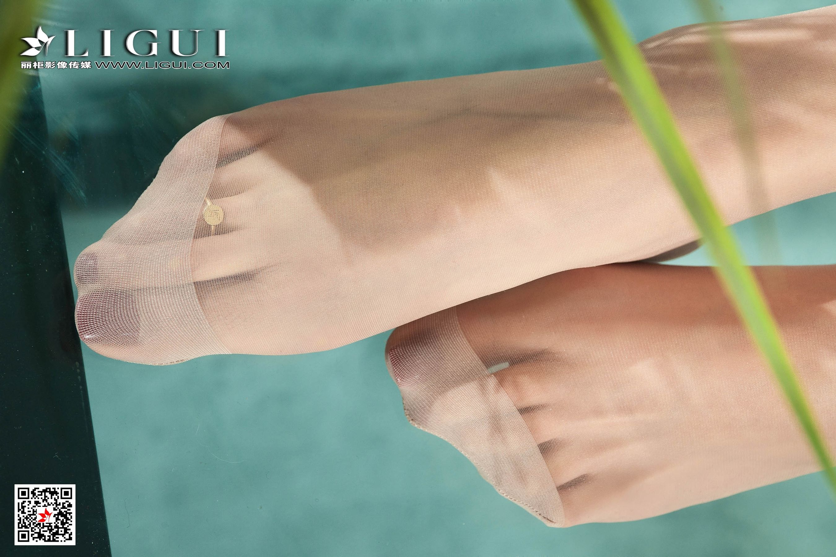腿模若溪《肉丝袜OL丝足》 [丽柜Ligui] 写真集