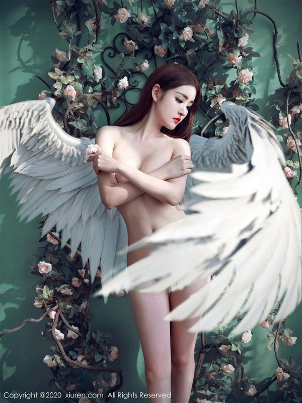 沈梦瑶XiuRen秀人网高清写真图VOL.1987花精灵主题私房系列仙美与性感兼具