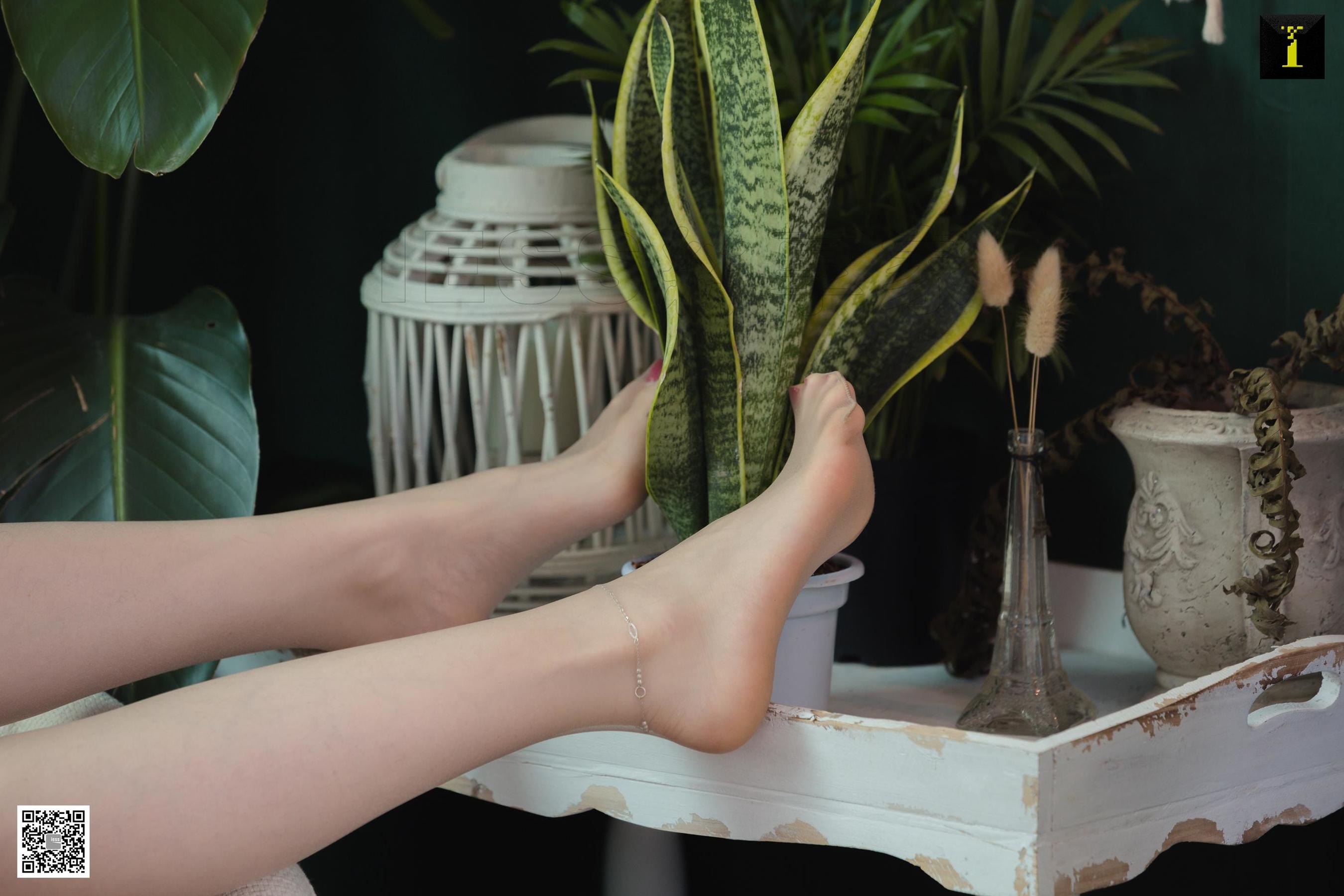 腿模佳佳 《佳佳 绿植 吉他》 [异思趣向IESS] 写真集