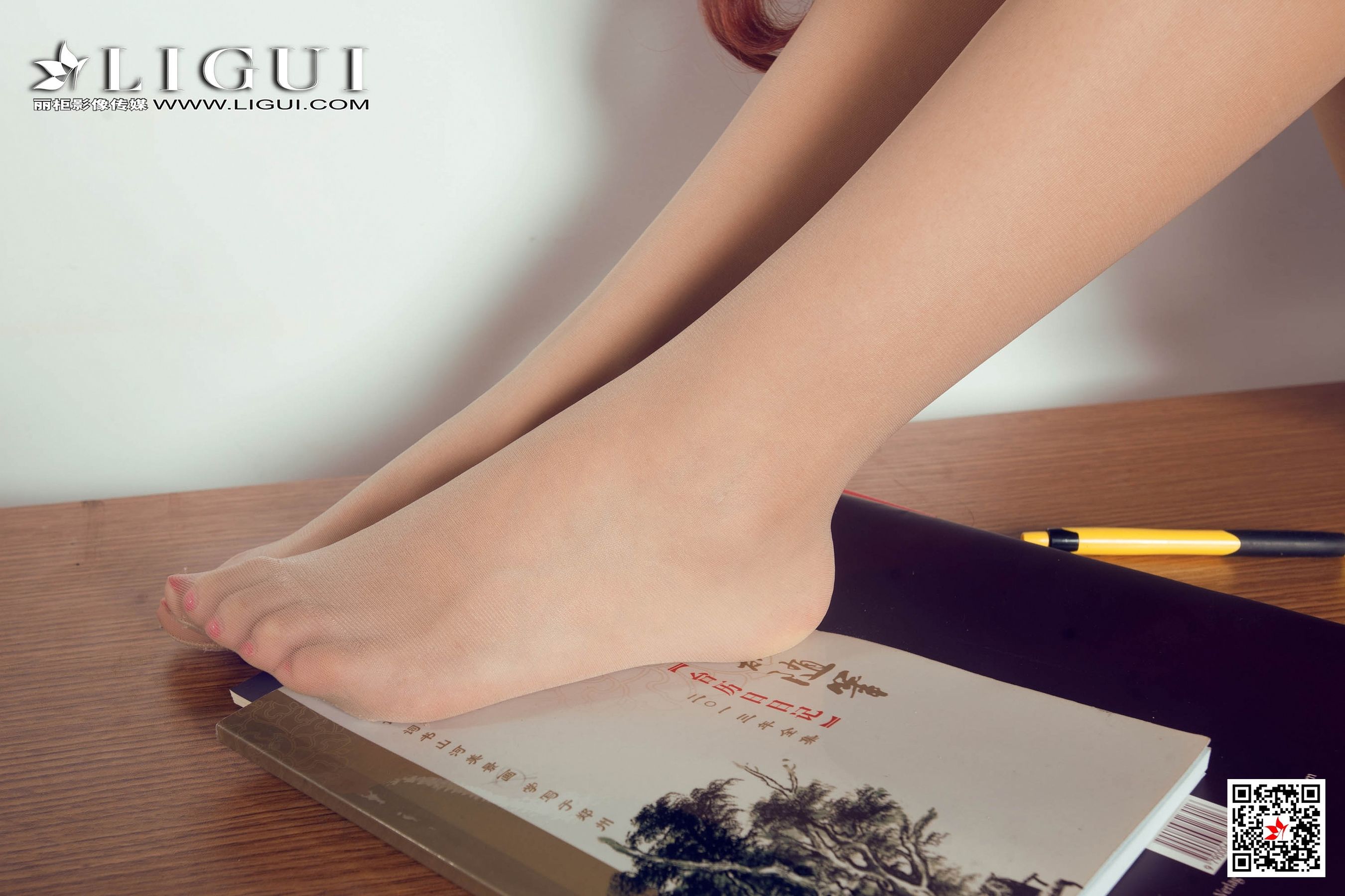 腿模ALAN《教室丝足高跟》 [丽柜Ligui] 写真集