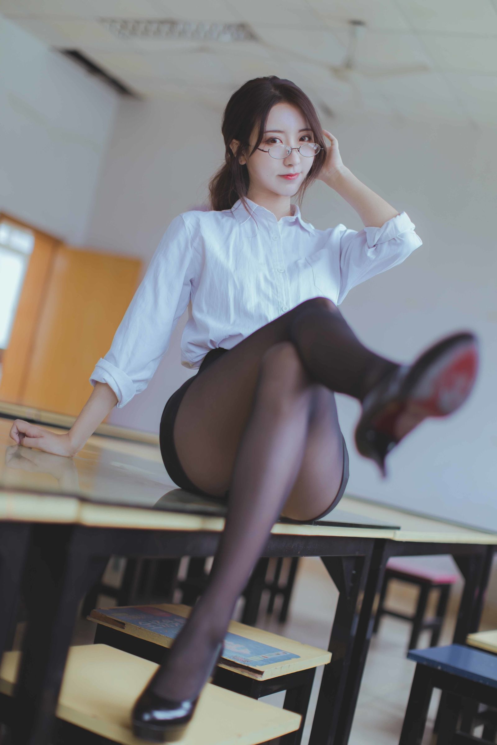 COSER黑川《黑丝教师》  [COSPLAY福利] 写真集