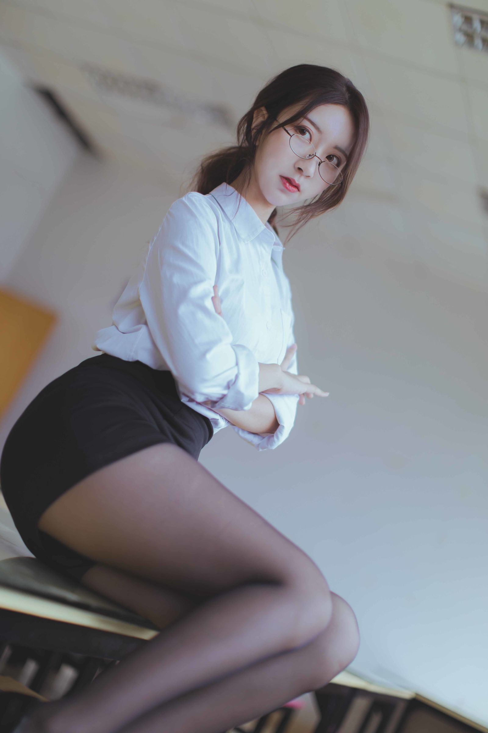 COSER黑川《黑丝教师》  [COSPLAY福利] 写真集