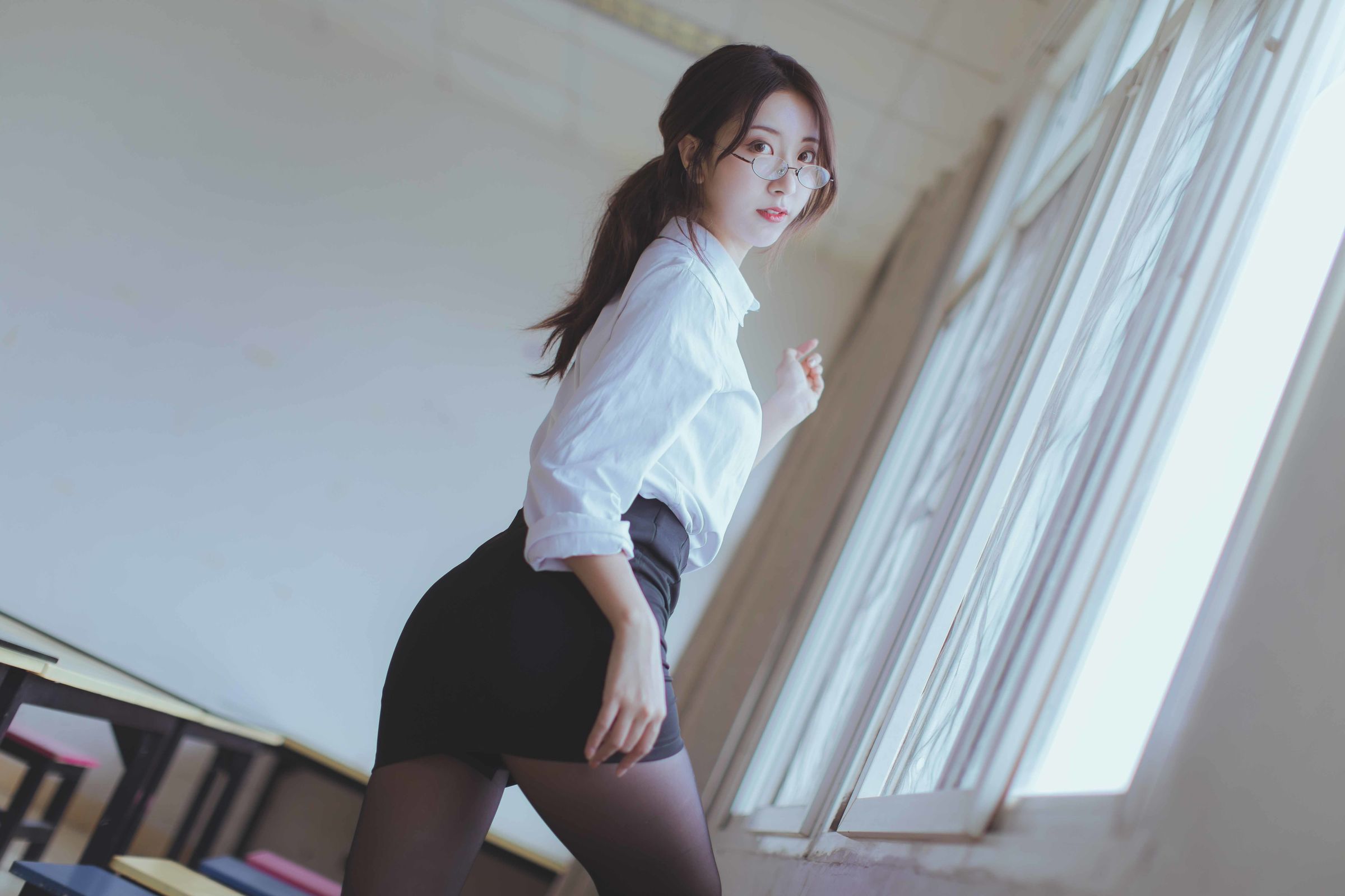 COSER黑川《黑丝教师》  [COSPLAY福利] 写真集