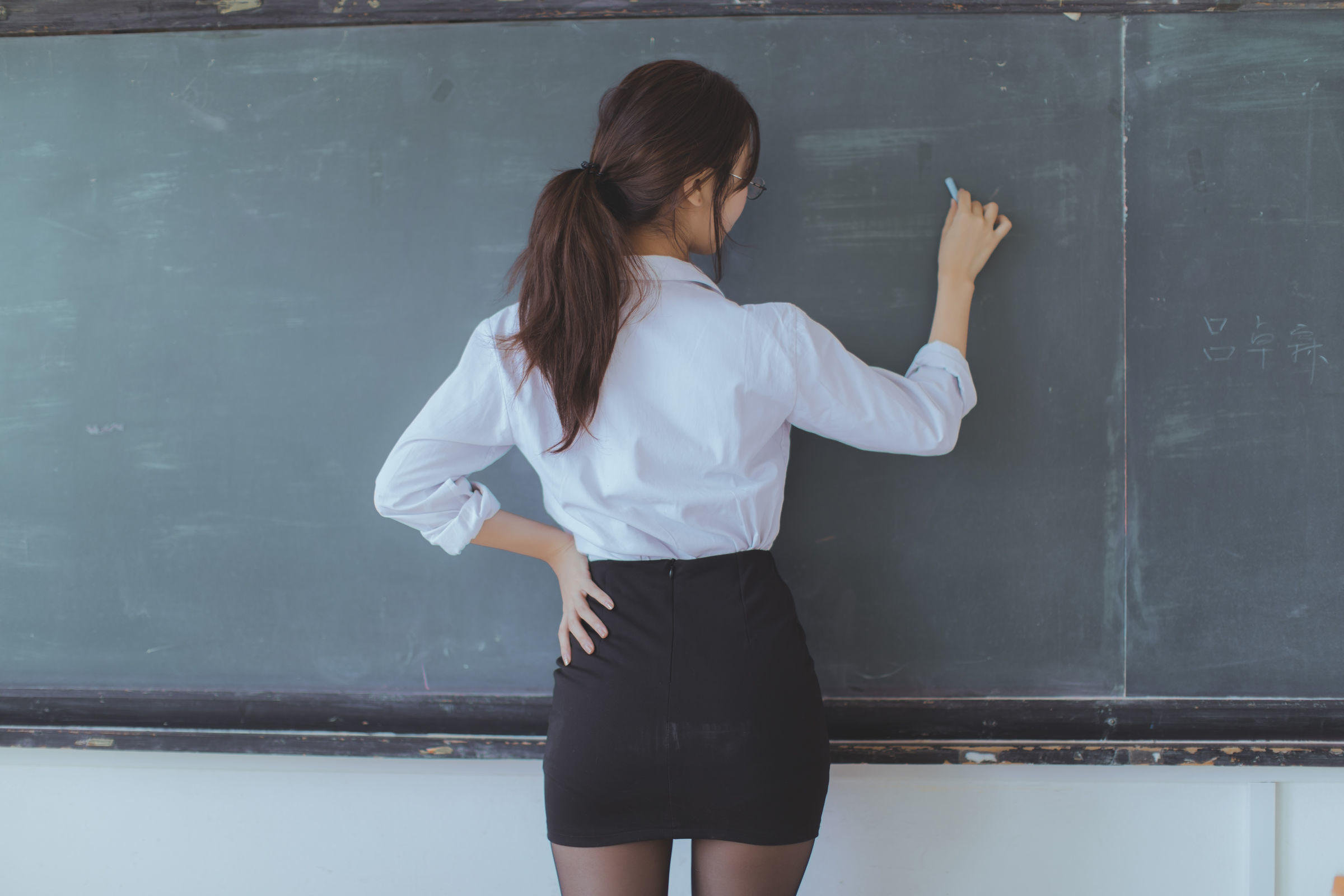 COSER黑川《黑丝教师》  [COSPLAY福利] 写真集