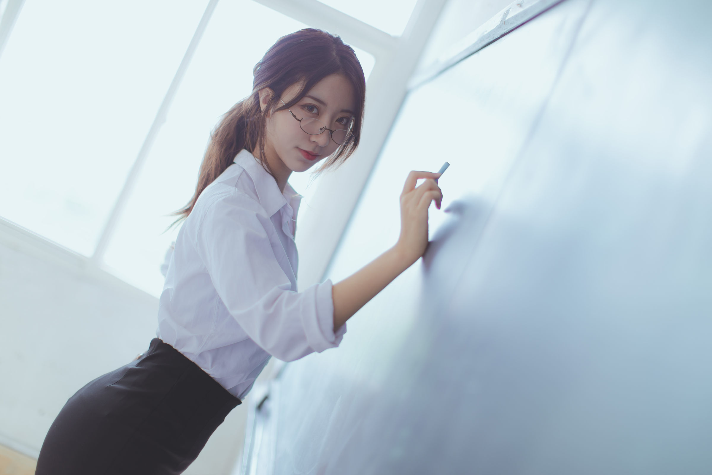 COSER黑川《黑丝教师》  [COSPLAY福利] 写真集