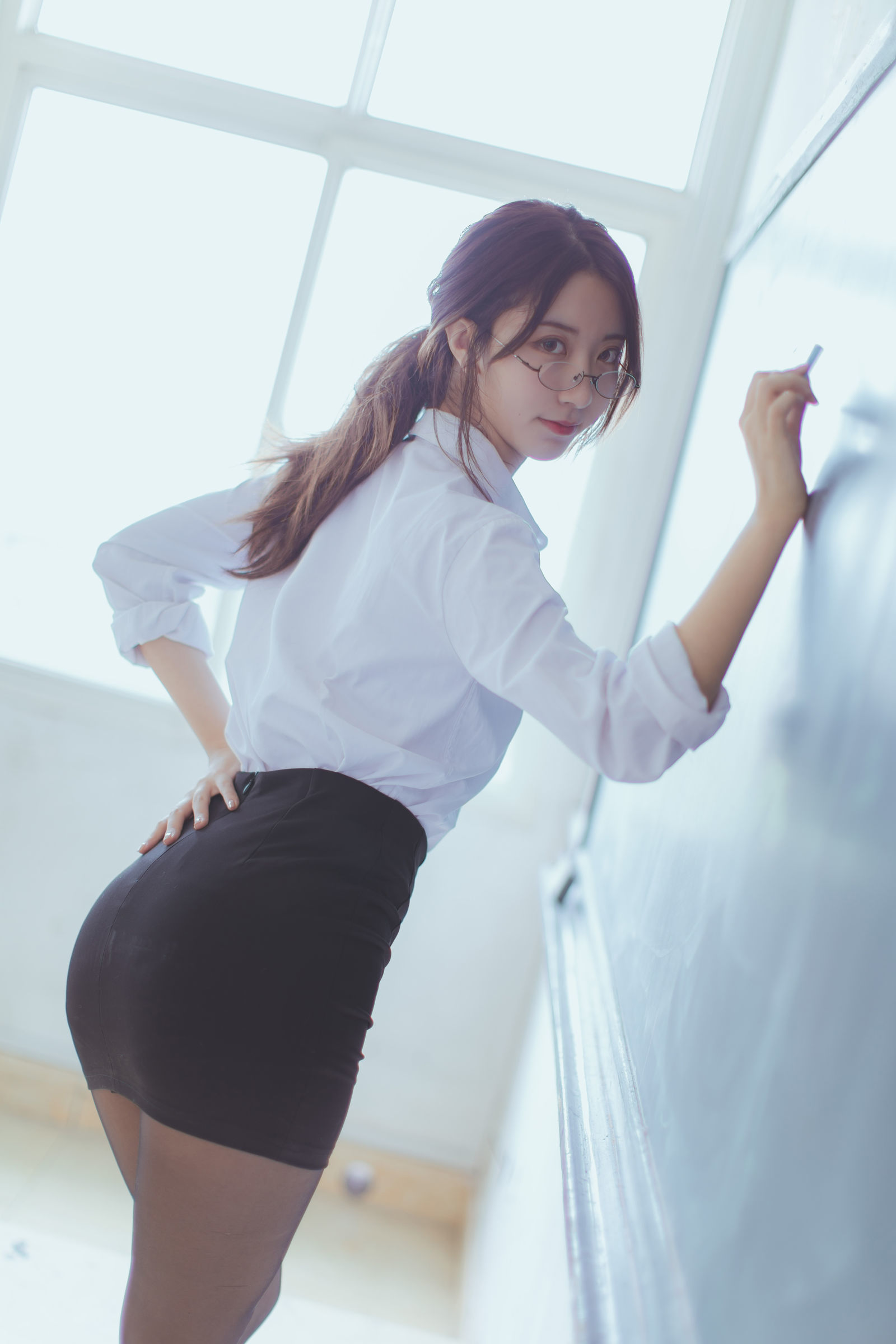 COSER黑川《黑丝教师》  [COSPLAY福利] 写真集