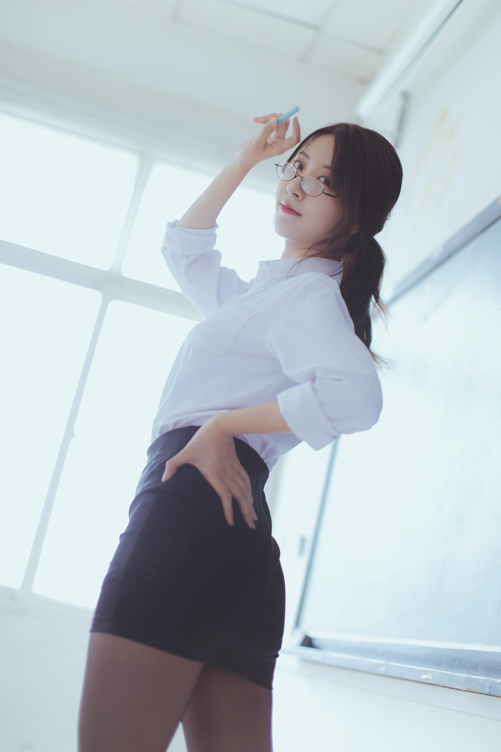 COSER黑川《黑丝教师》  [COSPLAY福利] 写真集