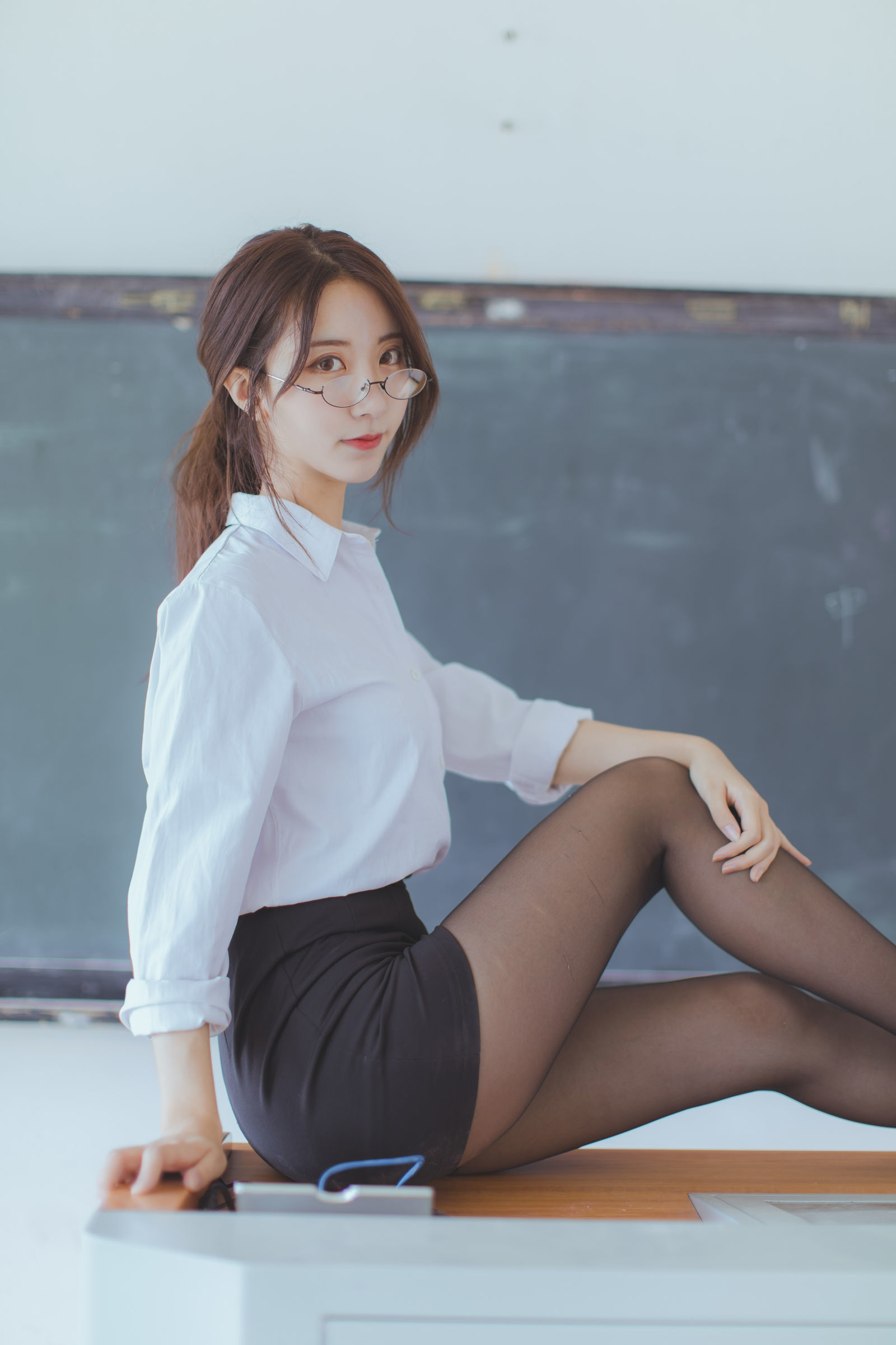 COSER黑川《黑丝教师》  [COSPLAY福利] 写真集