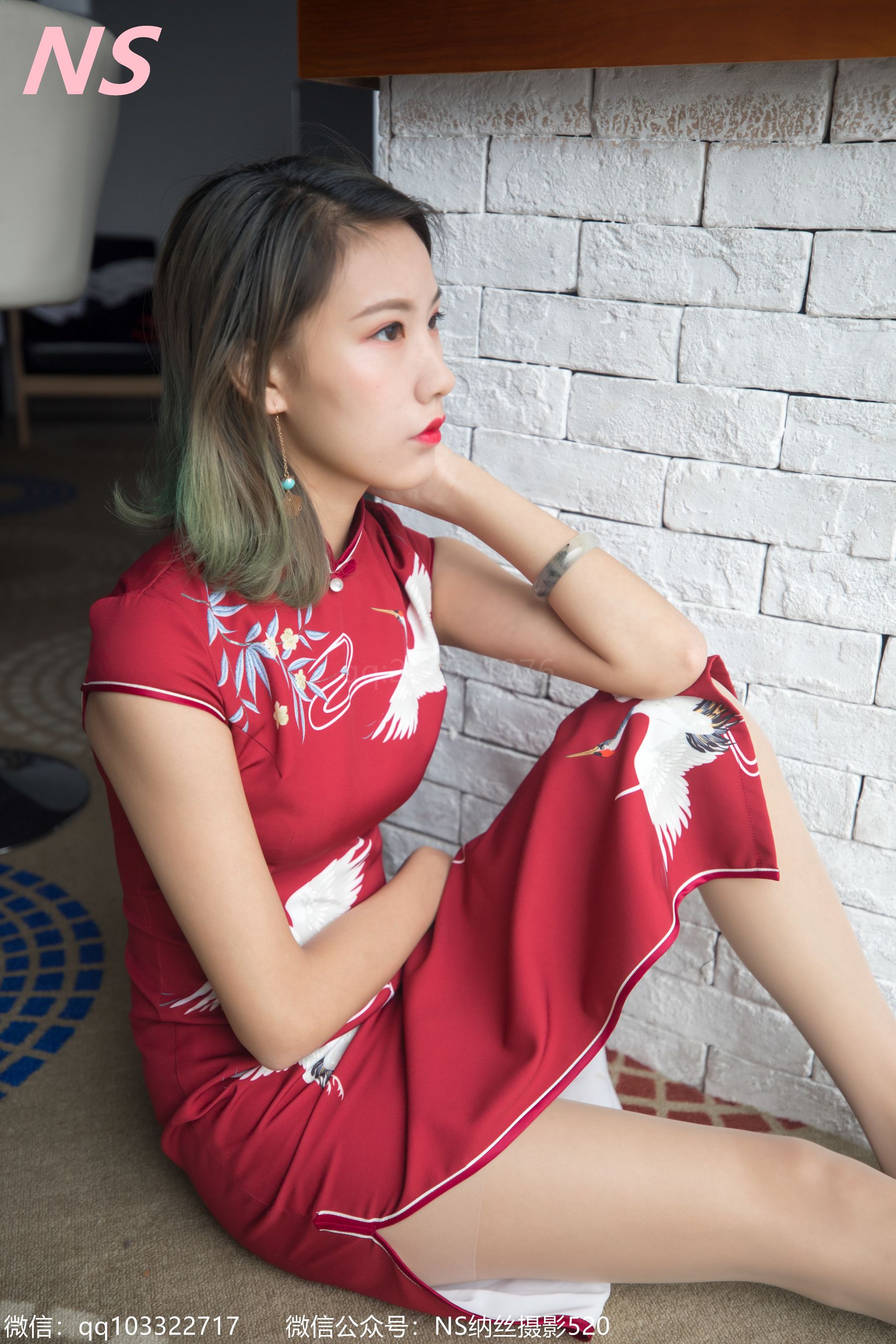 张若若《旗袍丝袜》 [纳丝摄影] 写真集