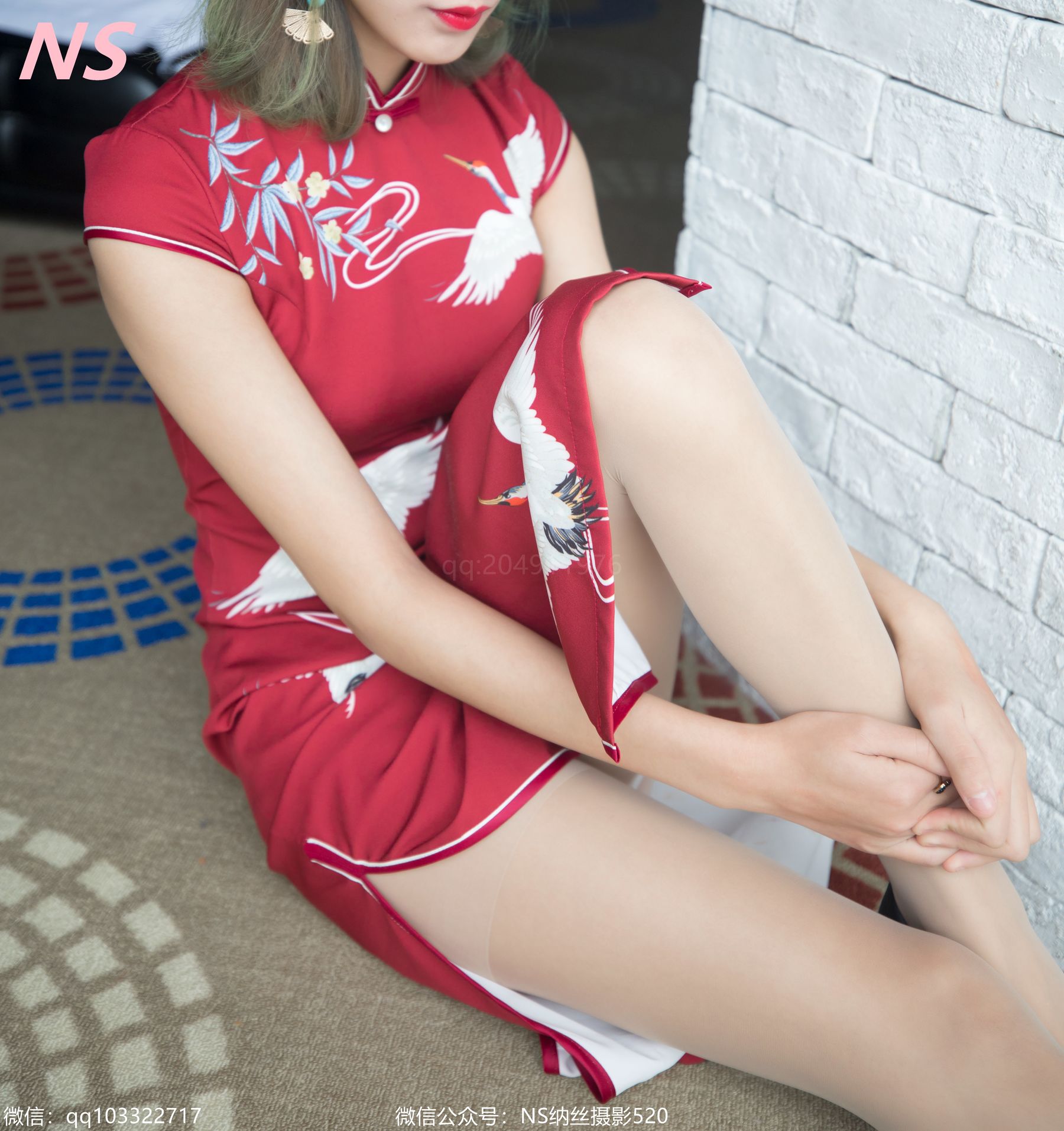 张若若《旗袍丝袜》 [纳丝摄影] 写真集