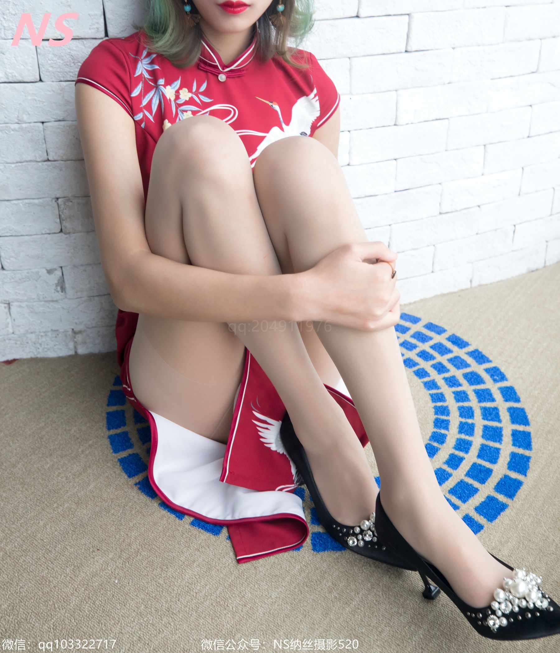 张若若《旗袍丝袜》 [纳丝摄影] 写真集