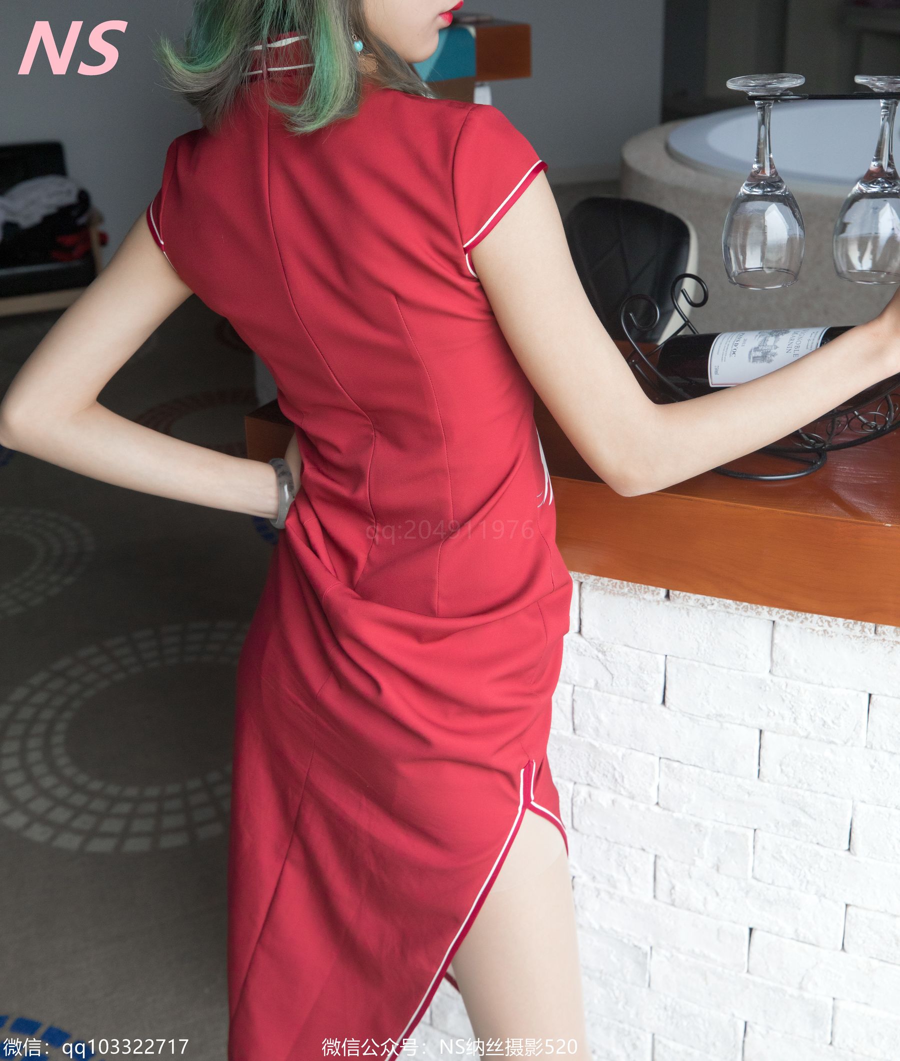 张若若《旗袍丝袜》 [纳丝摄影] 写真集